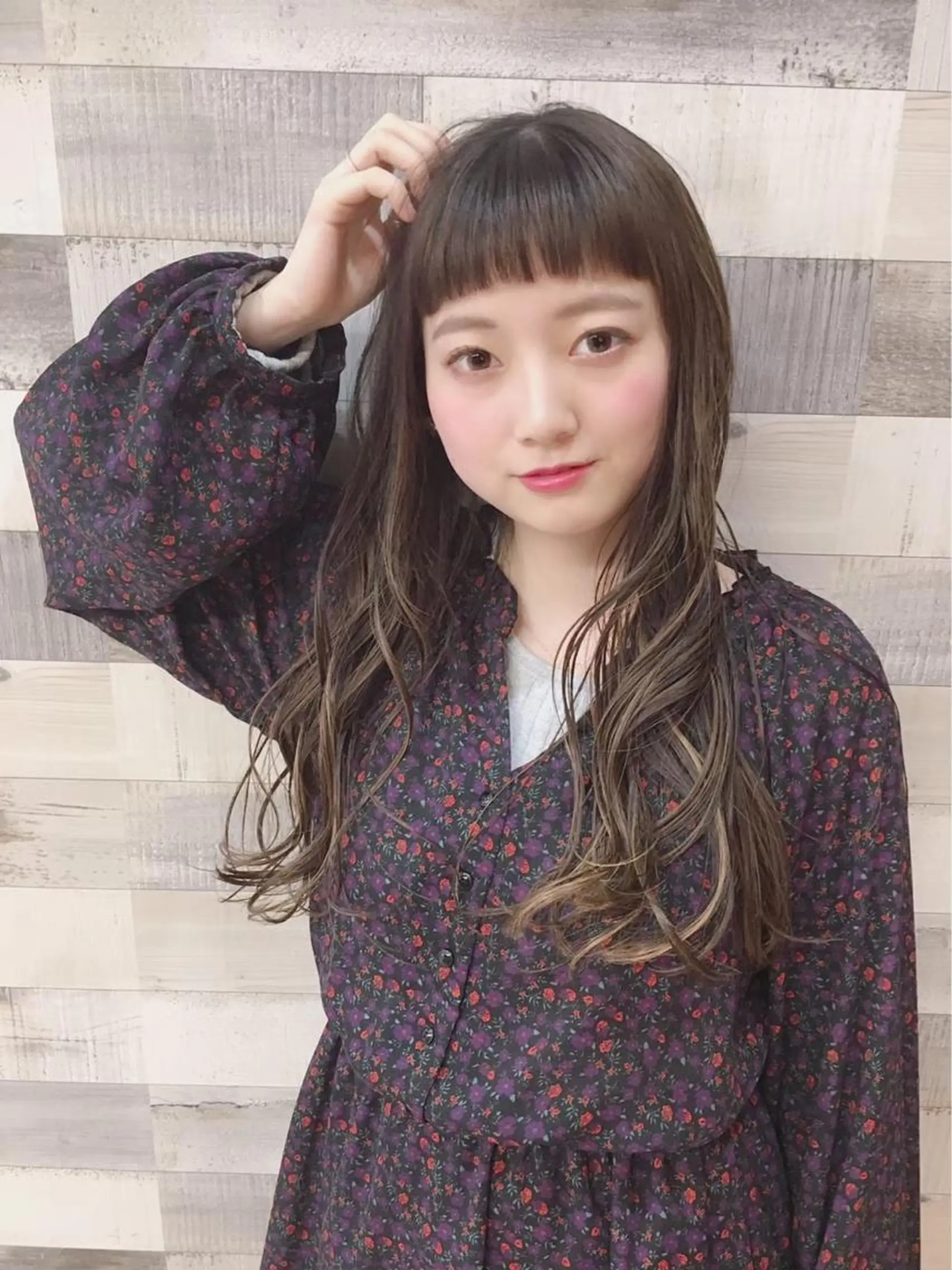 ロング カラー 豊中/メンズ特化 岡田 龍之介のヘアスタイル