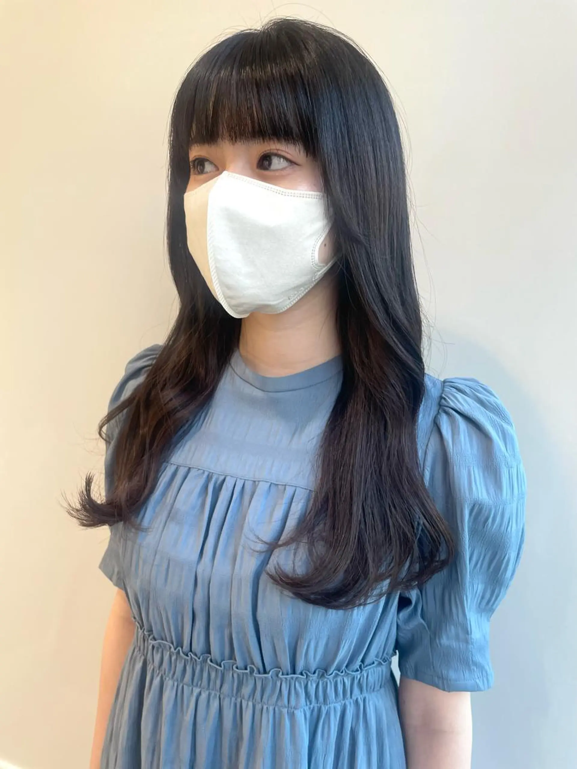 ロング カラー ヘアカラー トリートメント 山口 莉奈のヘアスタイル