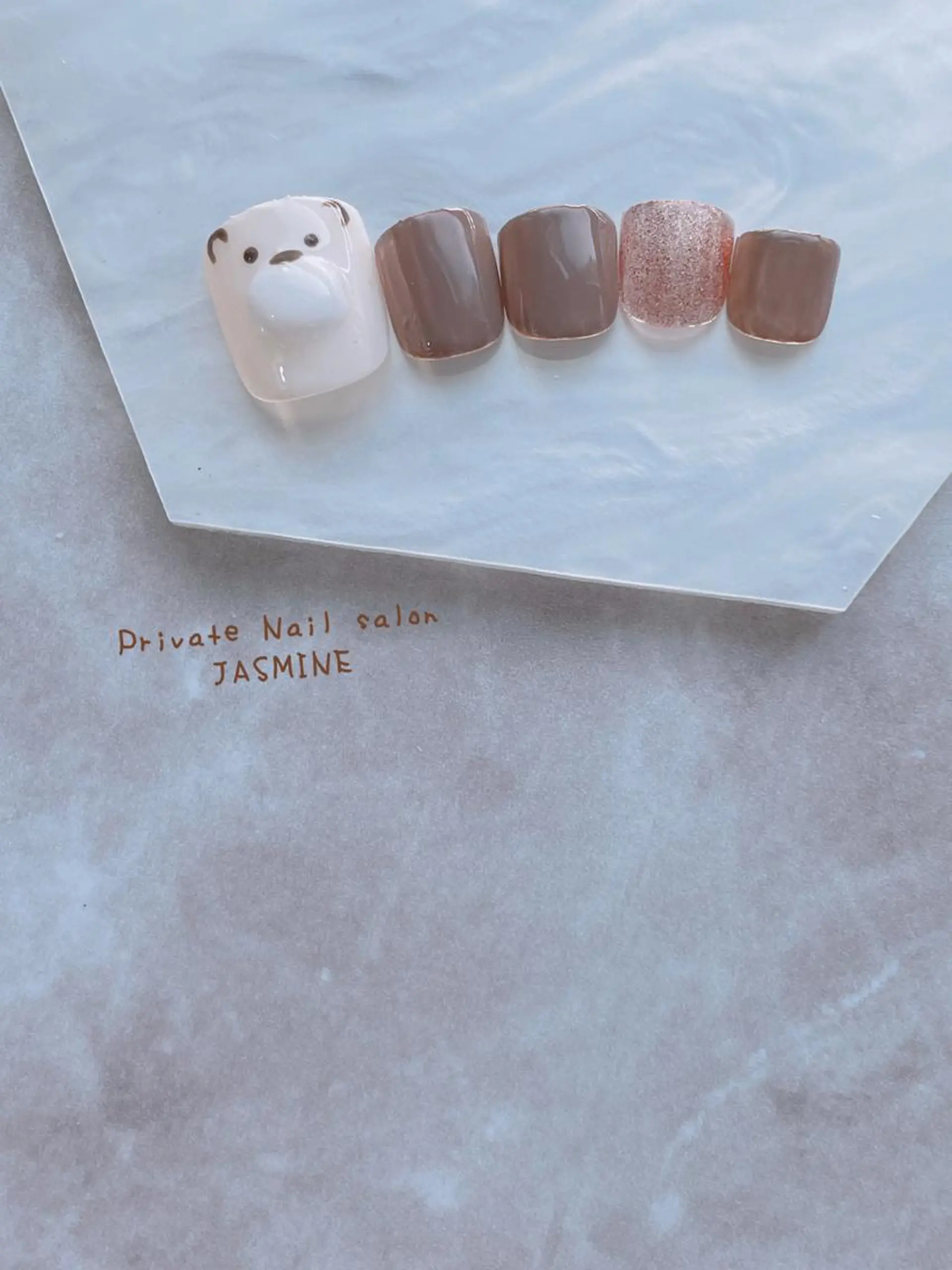 ネイル フットネイル フットネイル Nail salon JASMINEのネイルデザイン
