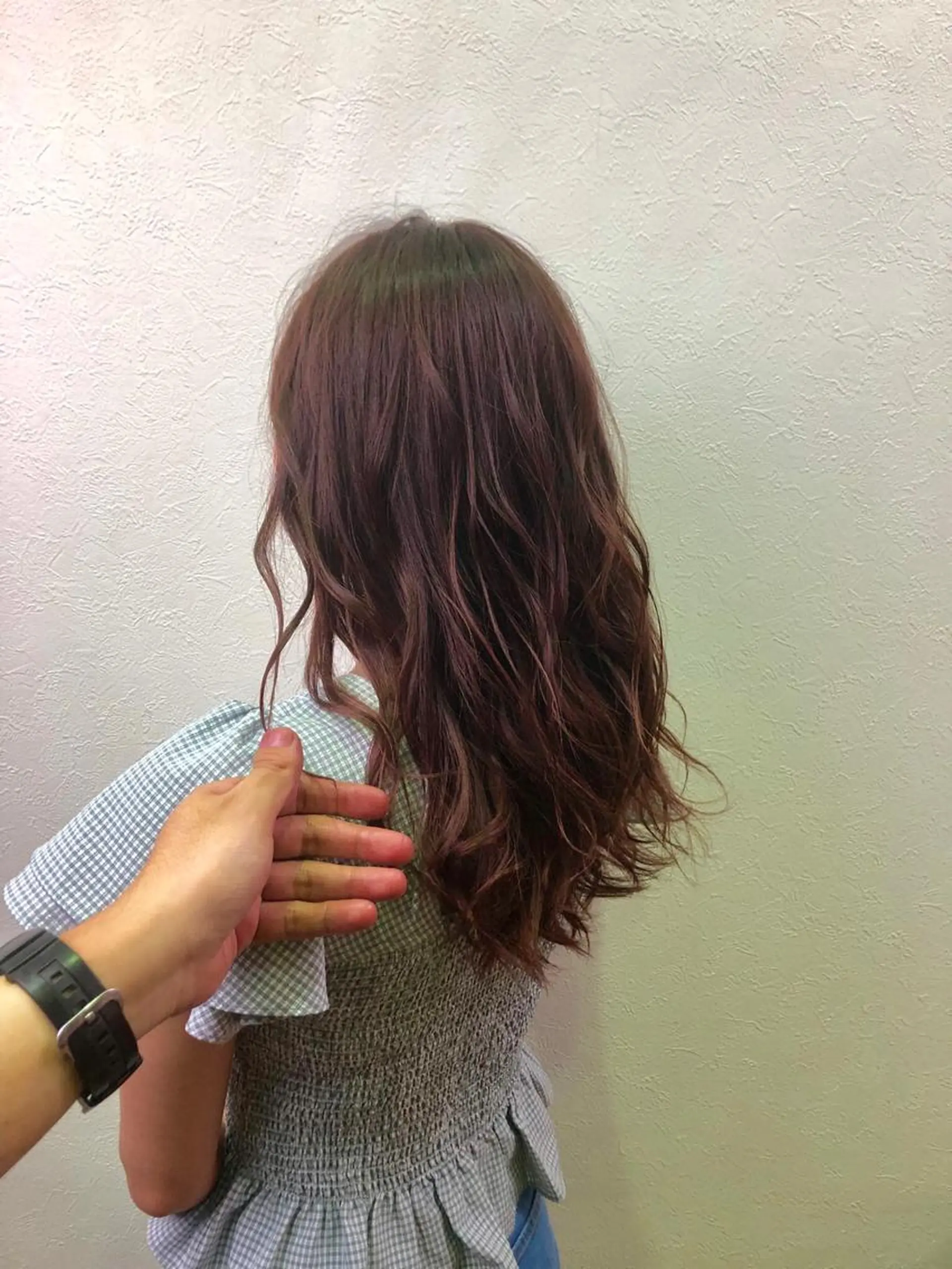 セミロング カラー ライブトレア YOSHIKIのヘアスタイル