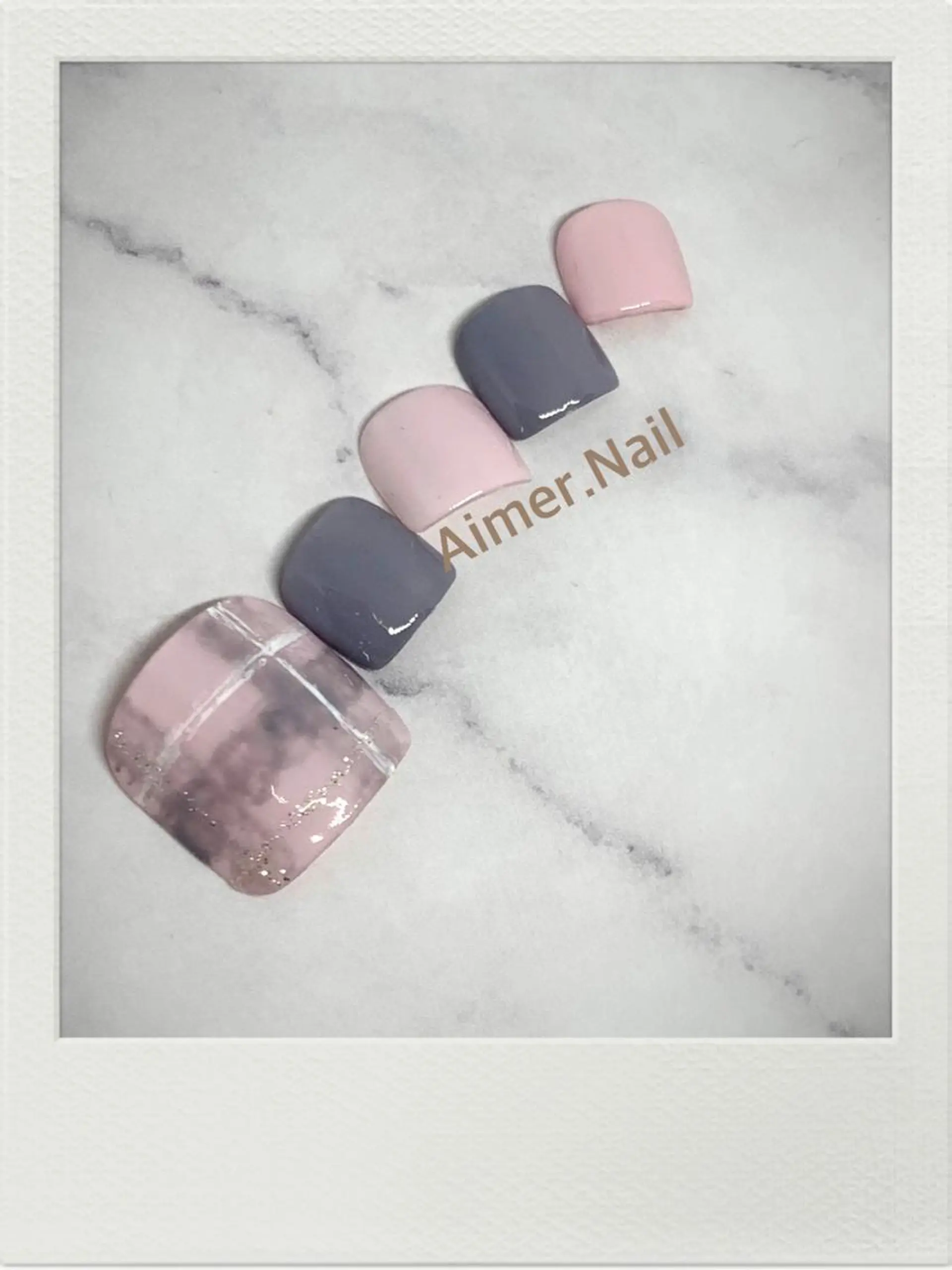 ネイル フットネイル フットネイル Aimer. Nailのネイルデザイン