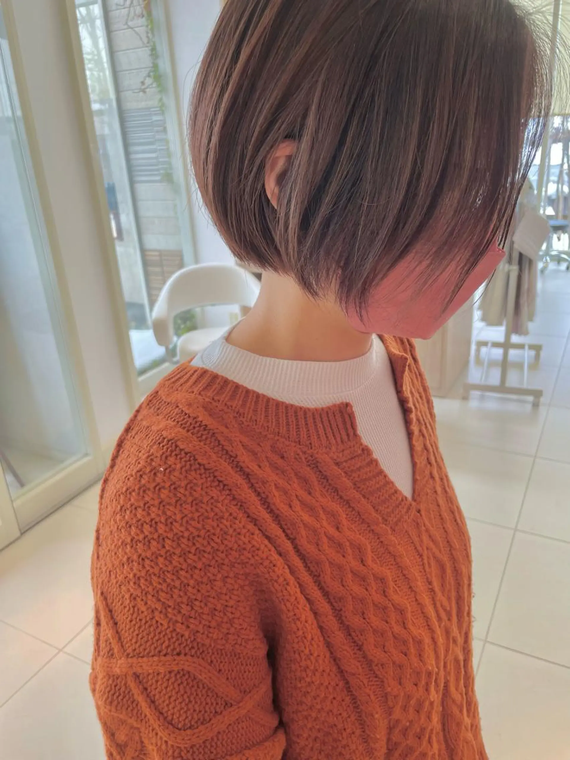 ショート カラー ショートヘア 鶴岡で縮毛矯正なら お任せ！ハヤシナオミのヘアスタイル