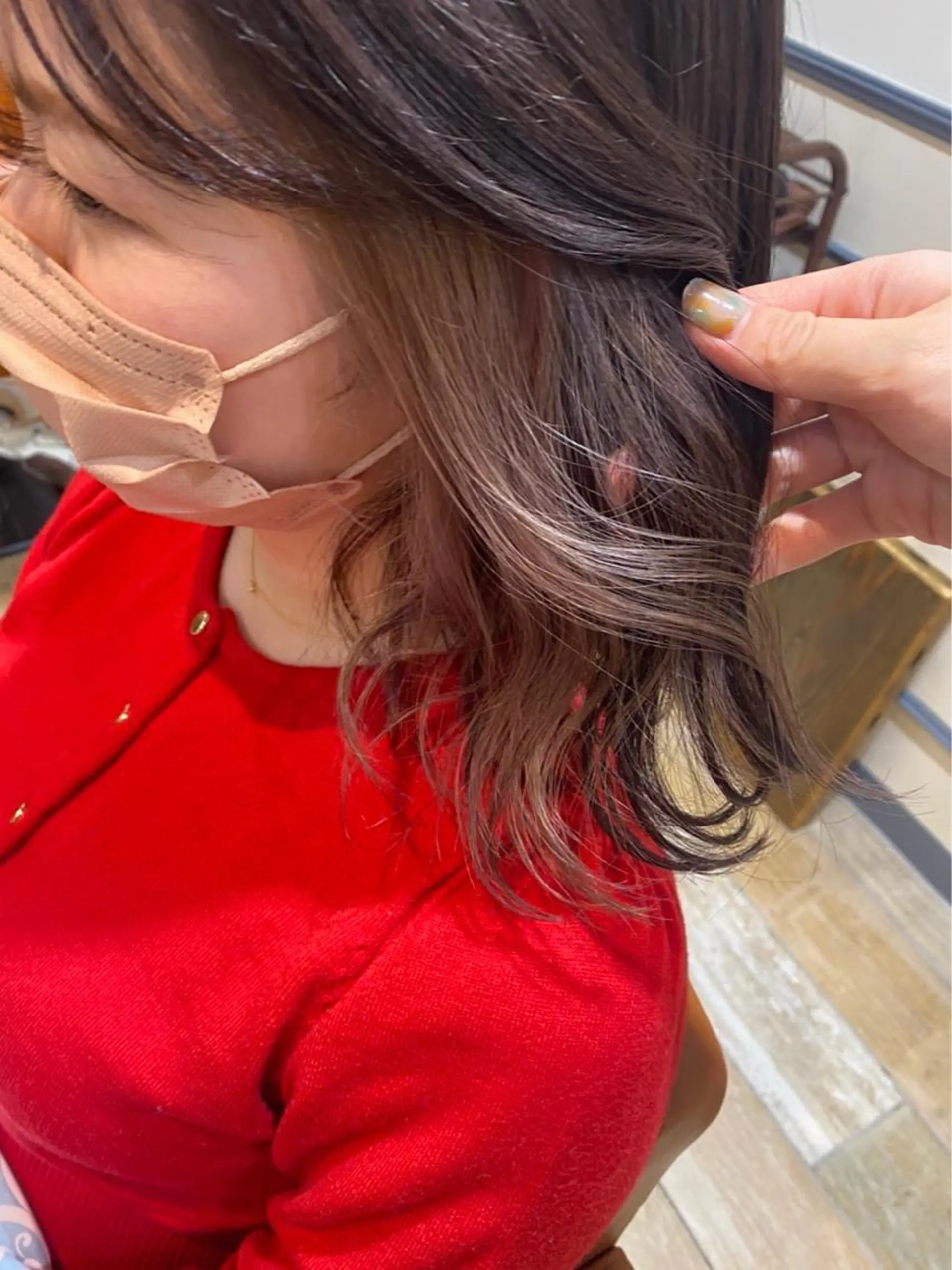 カラー ヘアカラー 須藤 向日葵のヘアスタイル