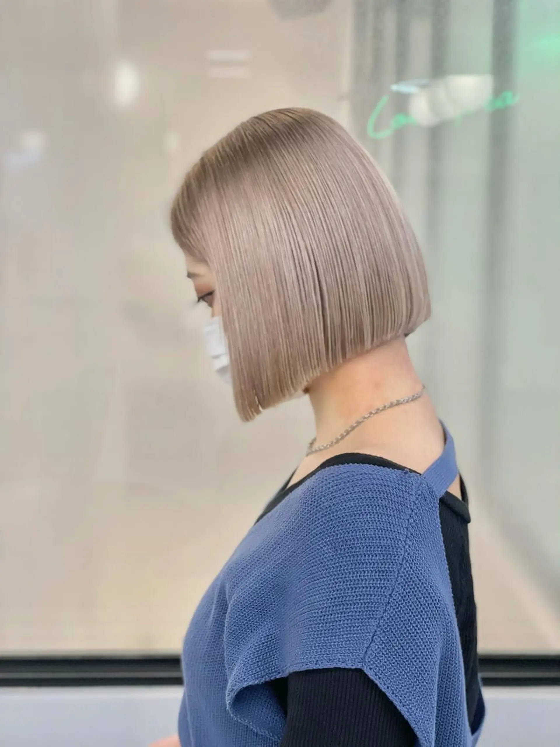 ショート カラー ブリーチ ケアブリーチ ハイトーンカラー ショートヘア 名古屋ハイトーン/ 🐶ブリーチ専門店のヘアスタイル