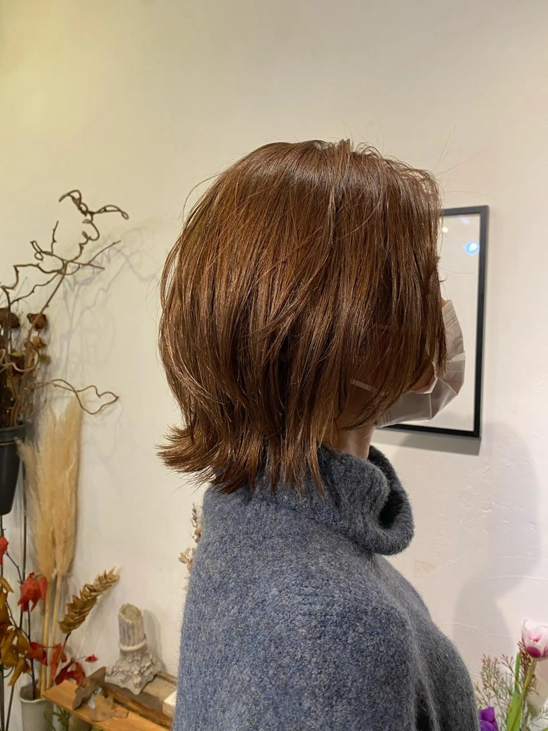 ショート カラー ベージュカラー ミルクティーベージュ ボブ ウルフカット カット ヘアカラー トリートメント 𓍲꙳yamada haruna⋆ 𓍱のヘアスタイル