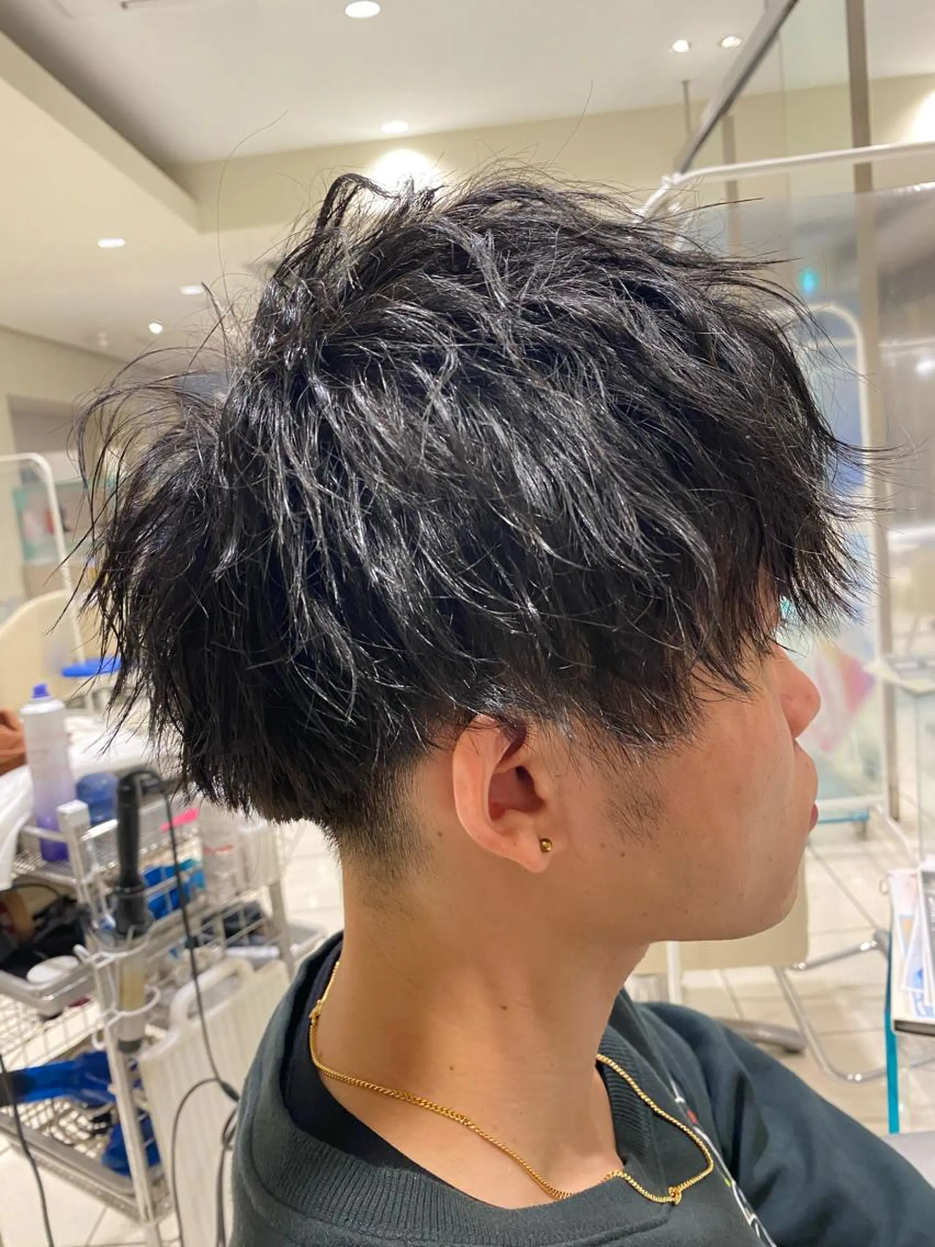 パーマ メンズ メンズパーマ 副店長ユウタのヘアスタイル