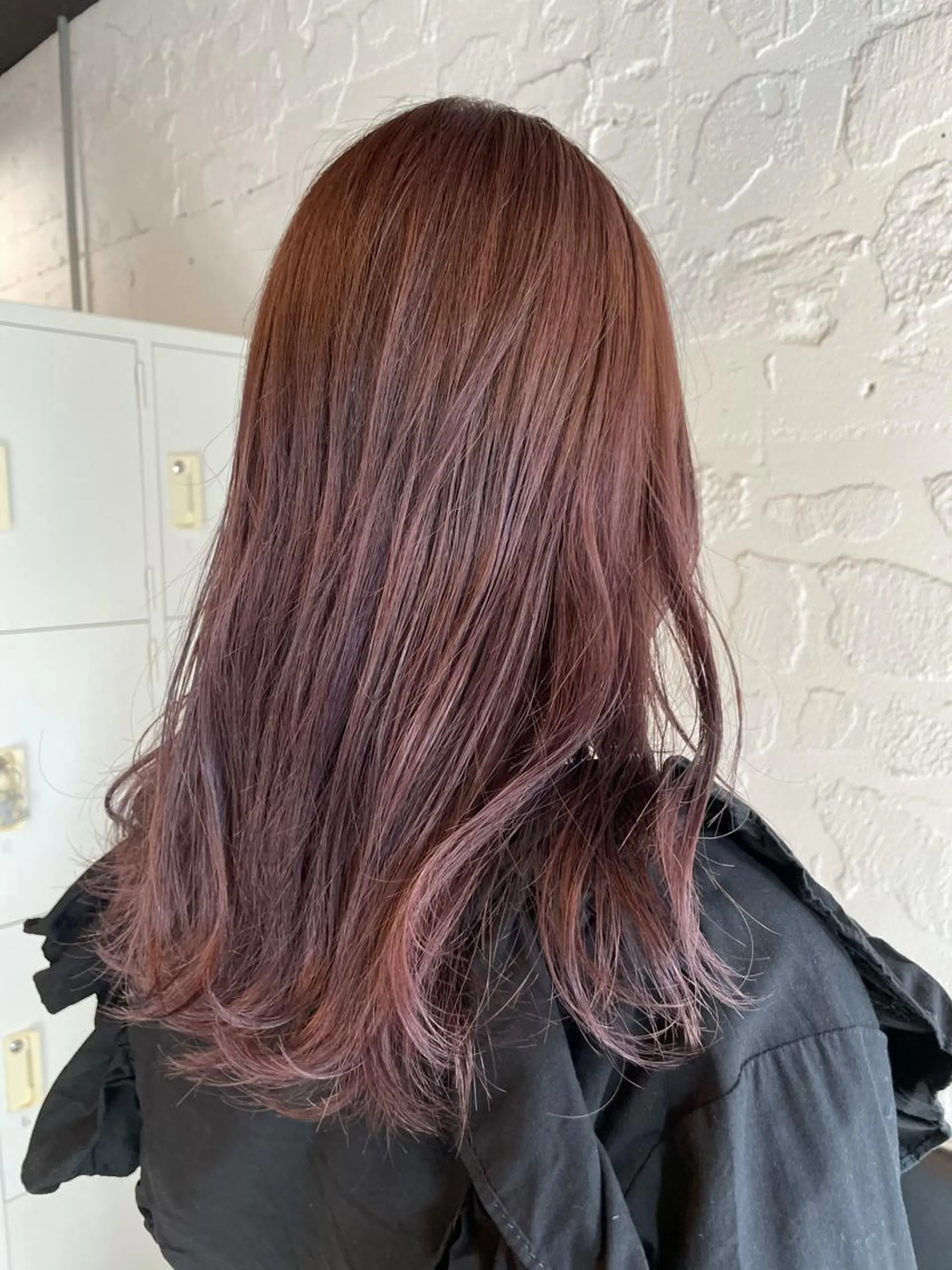 セミロング カラー ラベンダーカラー hazuki 🌝のヘアスタイル