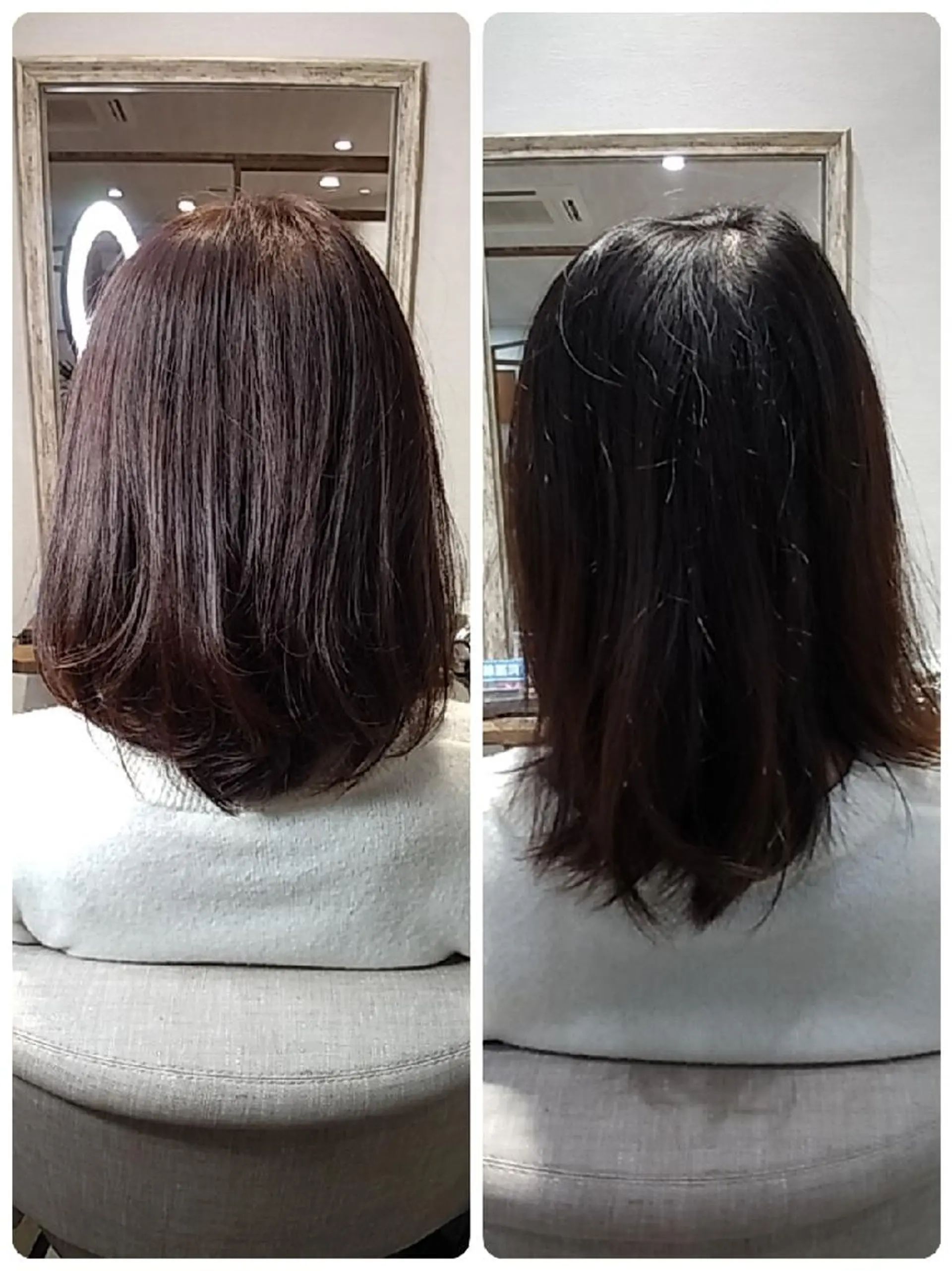 ミディアム カラー ピンクカラー バイオレットカラー kijima ricoのヘアスタイル