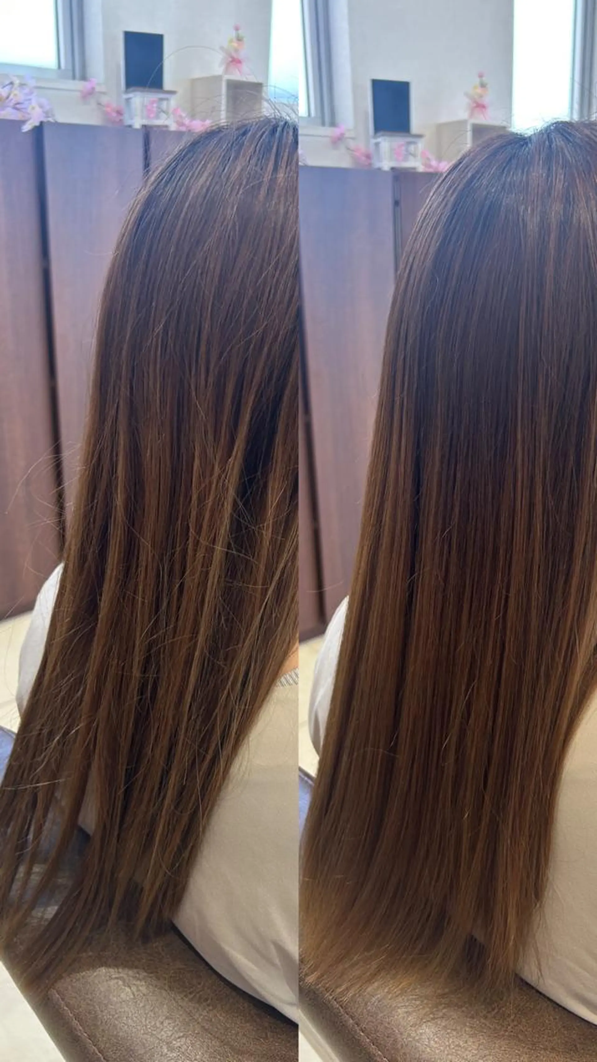 セミロング Sae/透け感カラー /盛れる顔周りのヘアスタイル