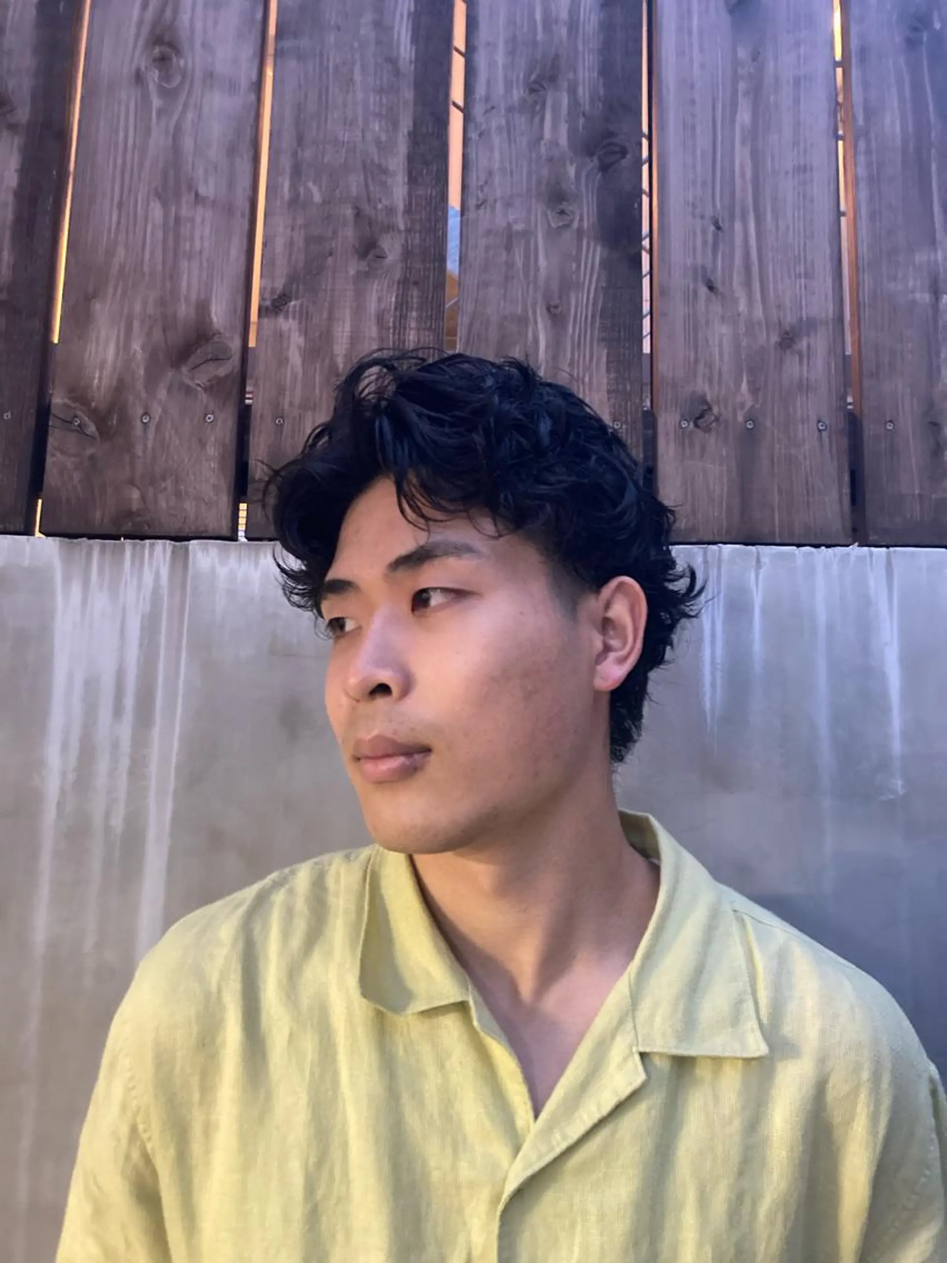 パーマ カット パーマ ヘアセット 関 晃哉のヘアスタイル