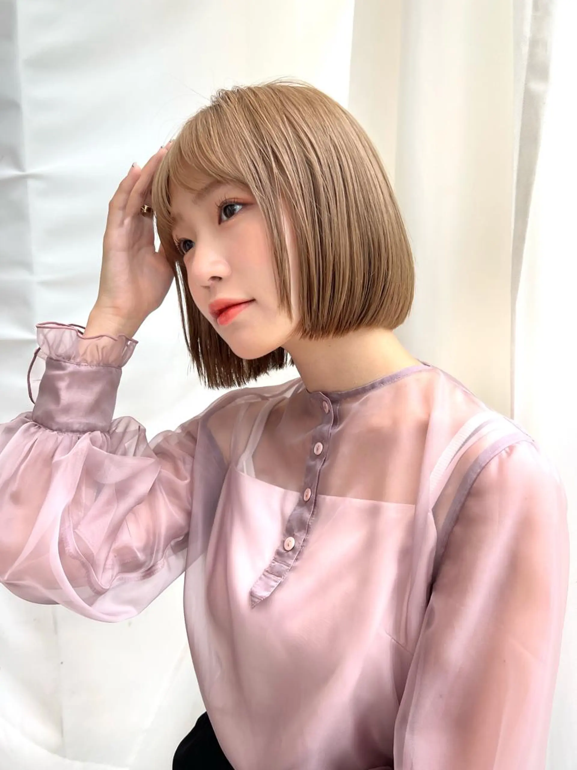 ショート カラー パーマ ヘアアレンジ レイヤーカット/ボブ /縮毛矯正✨大輝のヘアスタイル