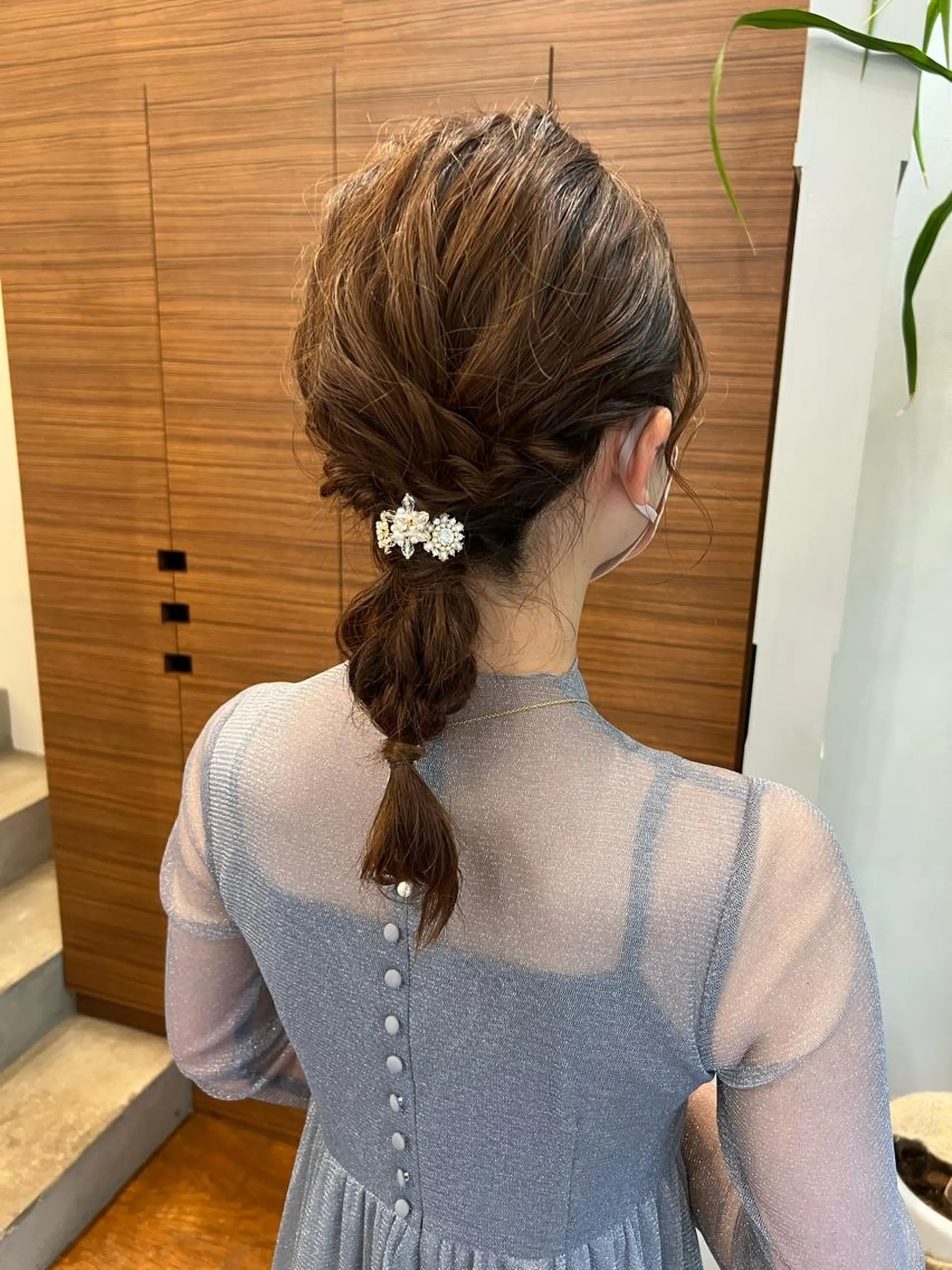 ミディアム ヘアセット 柏木 彩花のヘアスタイル