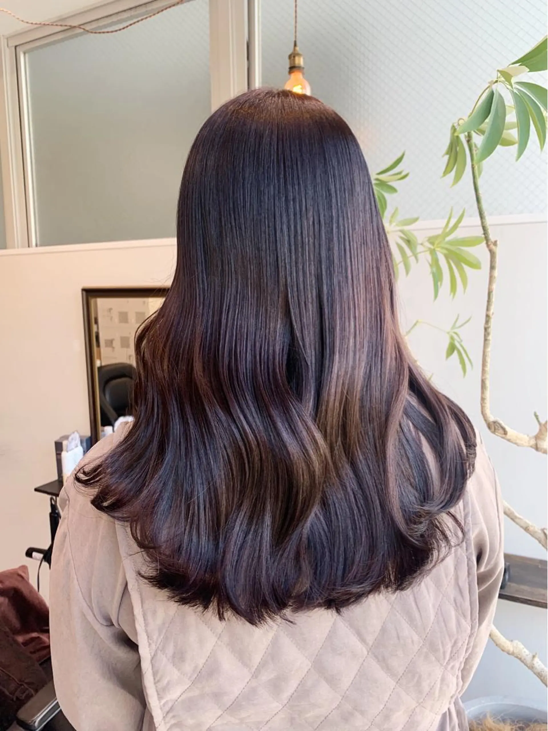 セミロング 髪質改善 縮毛矯正 トリートメント カット ヘアカラー トリートメント 髪質改善/縮毛矯正 🎀小林 唯 🎀のヘアスタイル