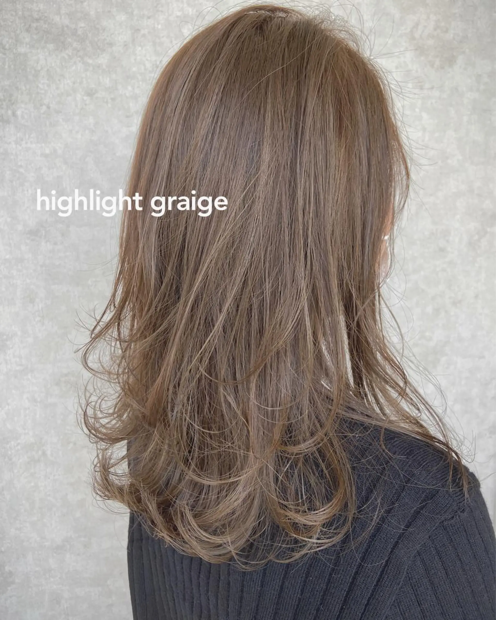 ミディアム ヘアカラー トリートメント ヘッドスパ 小田 莉加子のヘアスタイル