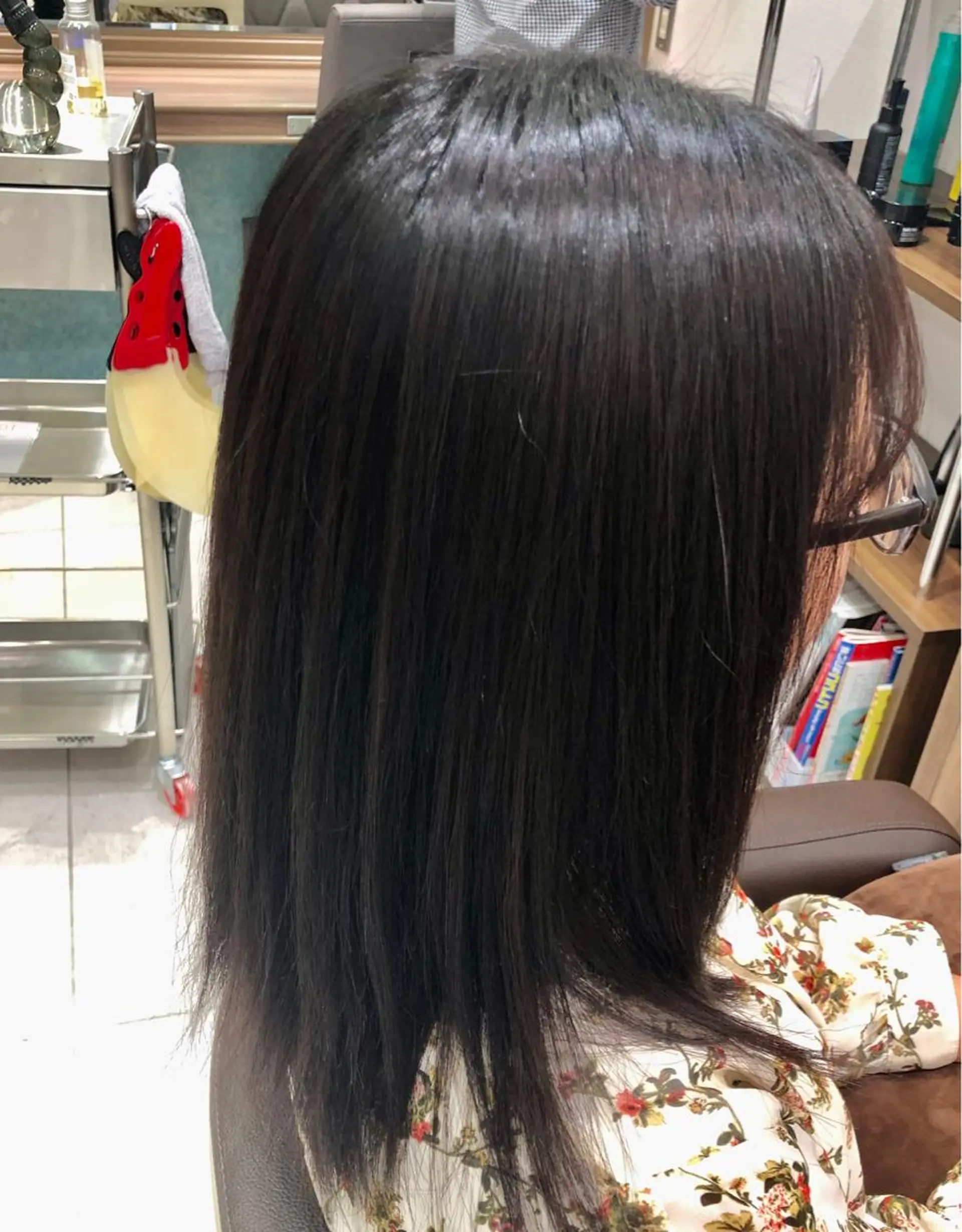 セミロング パーマ ナカタケ ユウのヘアスタイル