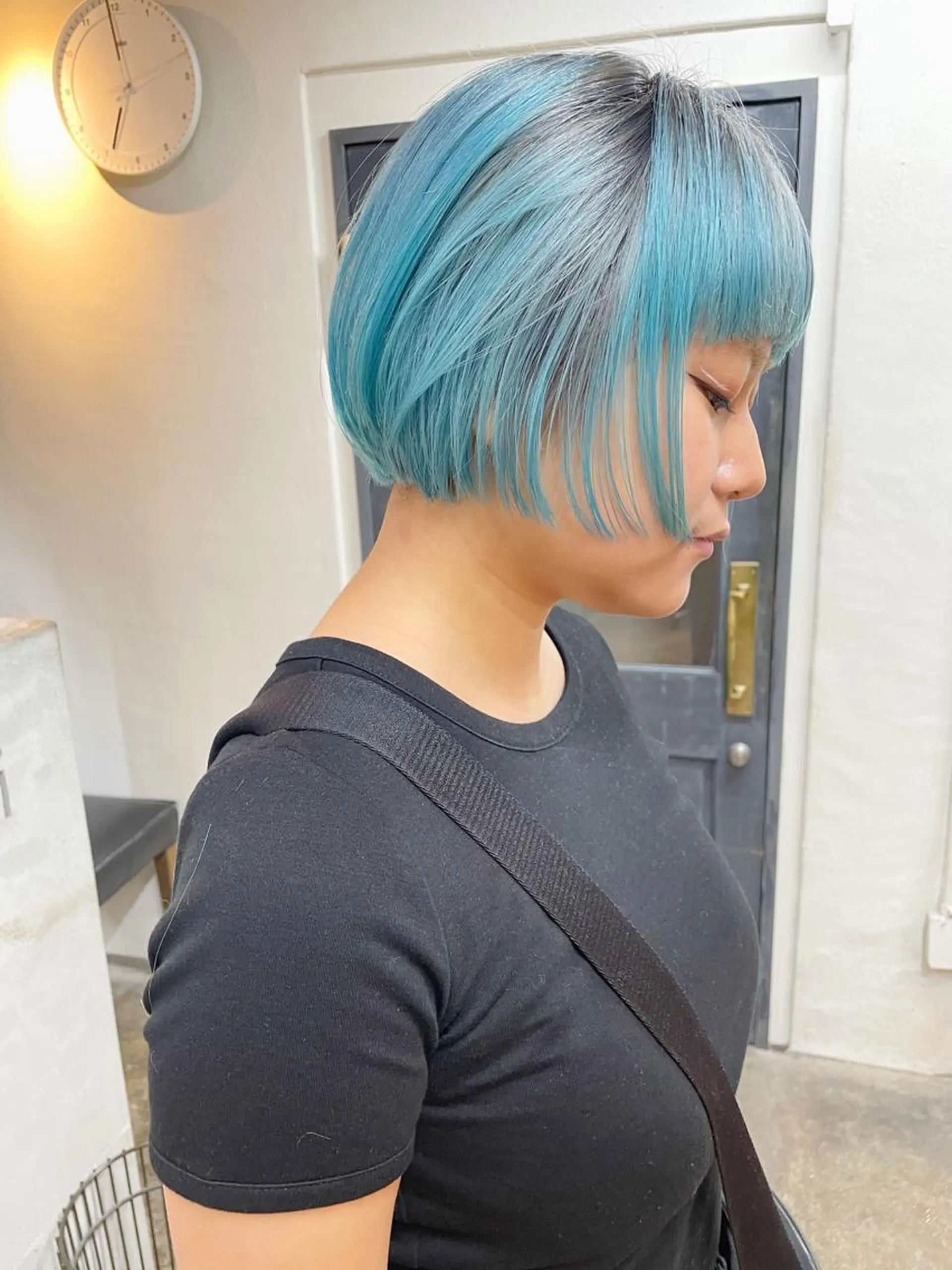 ショート カラー ヘアアレンジ 丸山渉/表参道 レイヤーボブのヘアスタイル