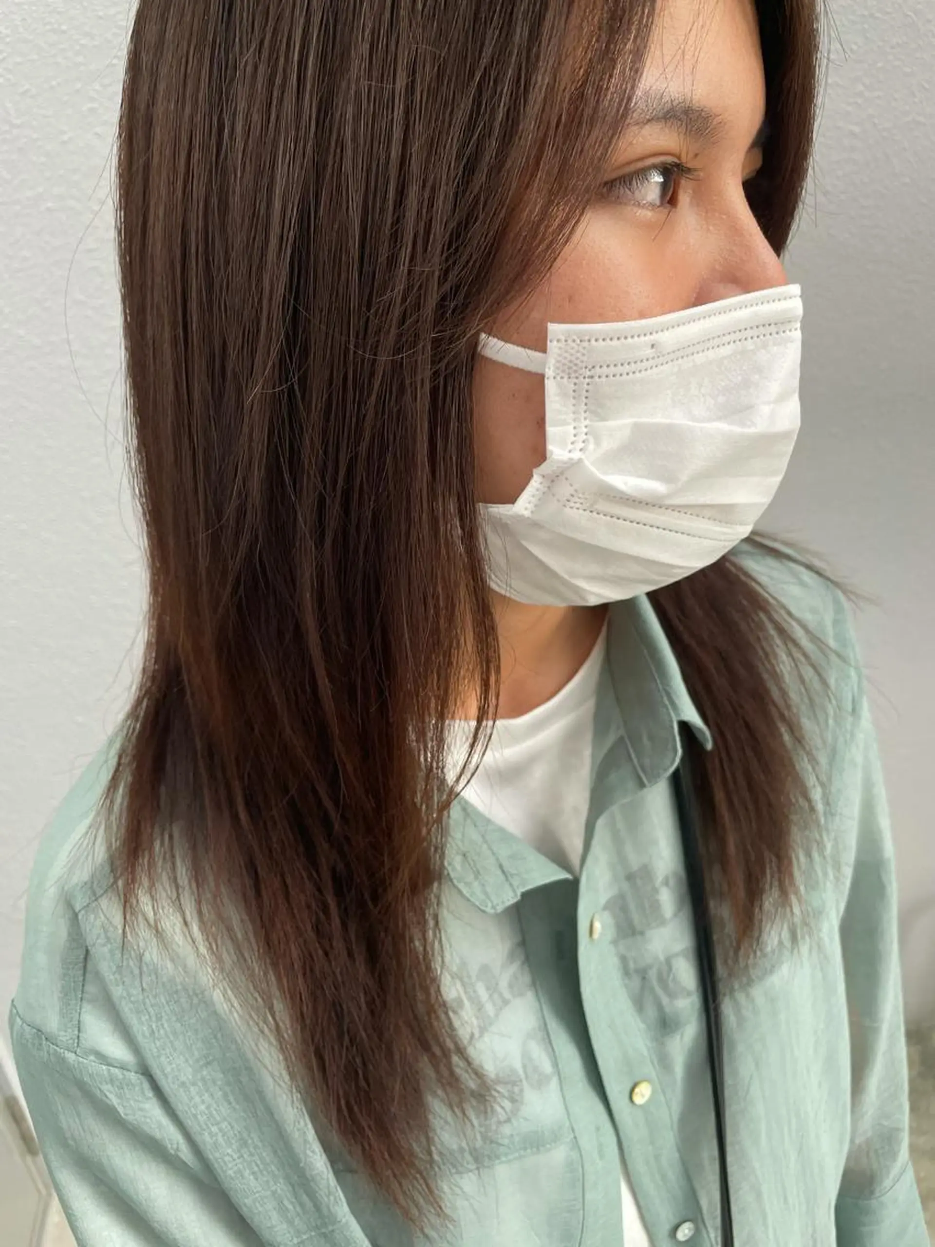 セミロング カット 縮毛矯正 トリートメント C’LD hair  produce /シールドヘア所属・モテ髪/ボブ/ショー ト/アダチフウトのヘアスタイル