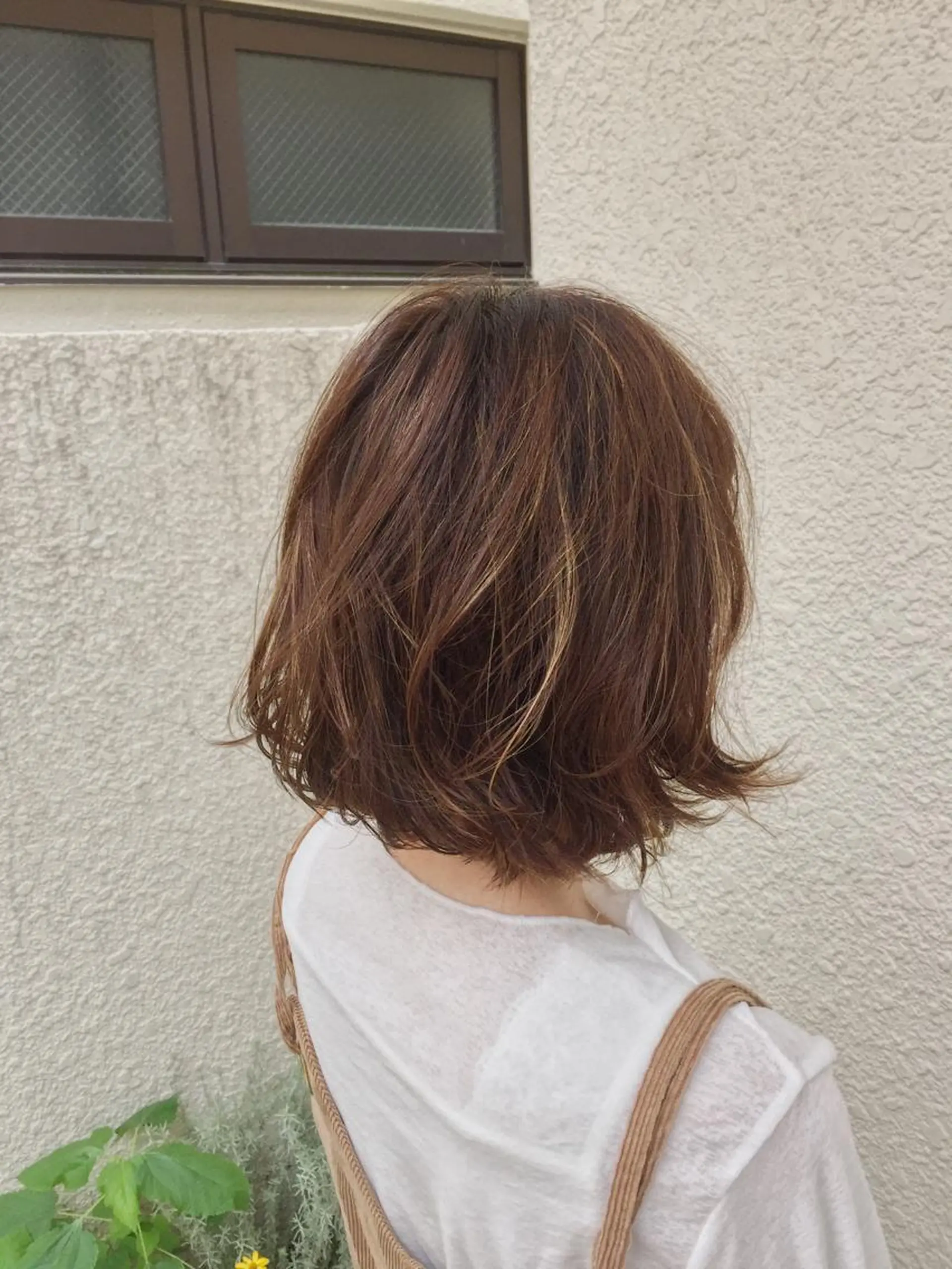 ショート カラー パーマ ヘアアレンジ ハイライトカラー ハイライト トリートメント 【白髪ぼかし 専門GBG】自由が丘のヘアスタイル