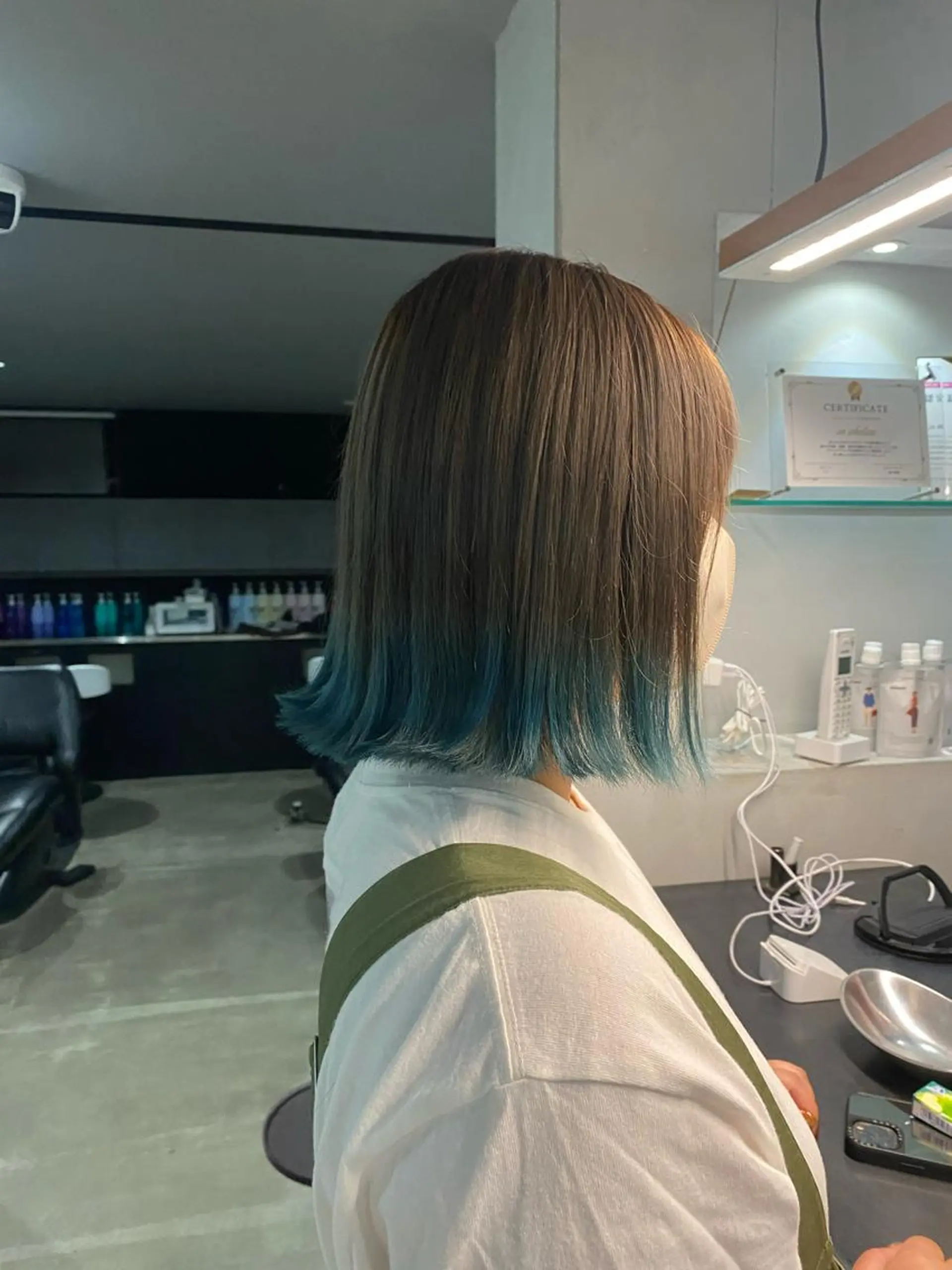 ミディアム 宇野 鈴花のヘアスタイル