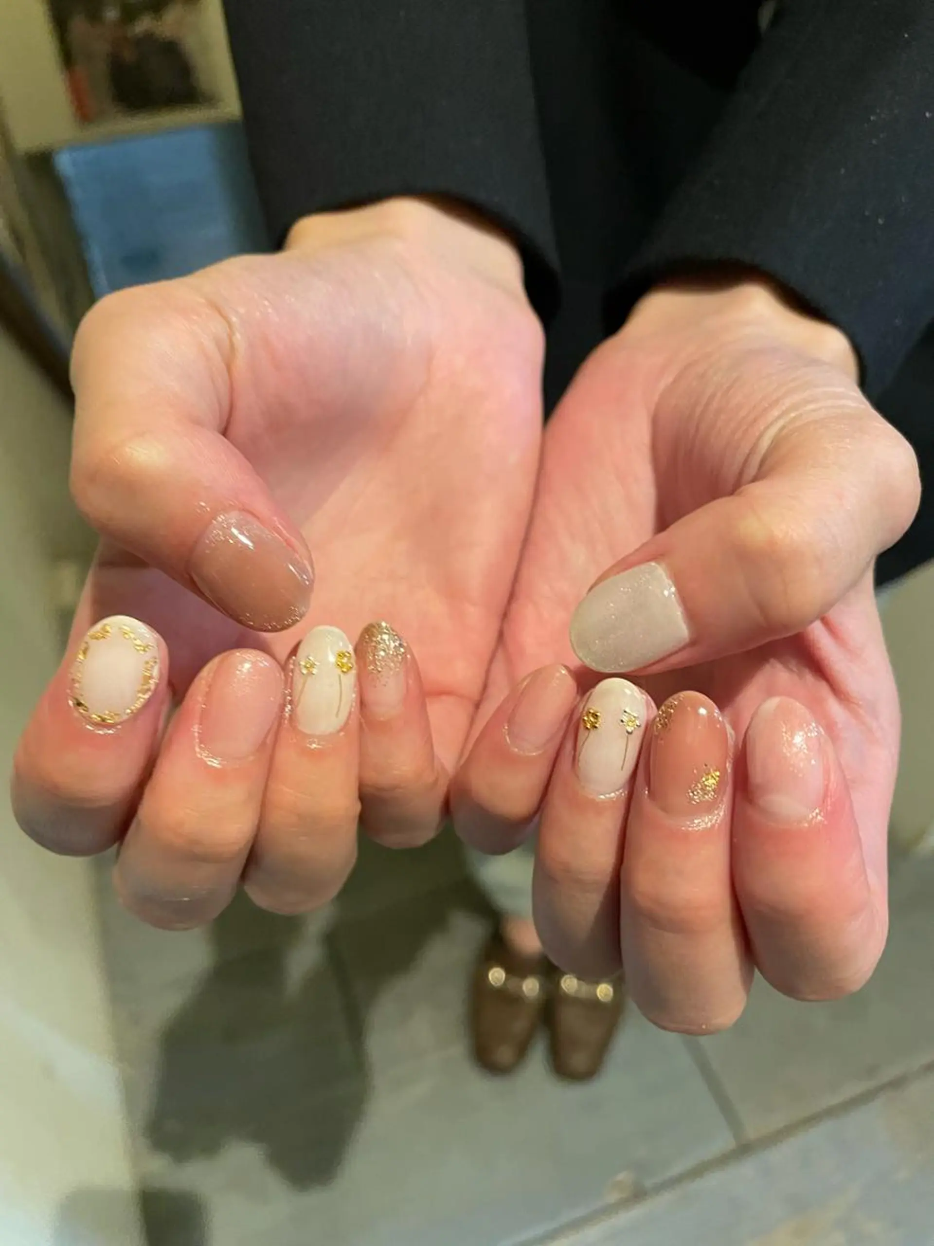 ネイル シンプルネイル SOL　nail イマナカのネイルデザイン