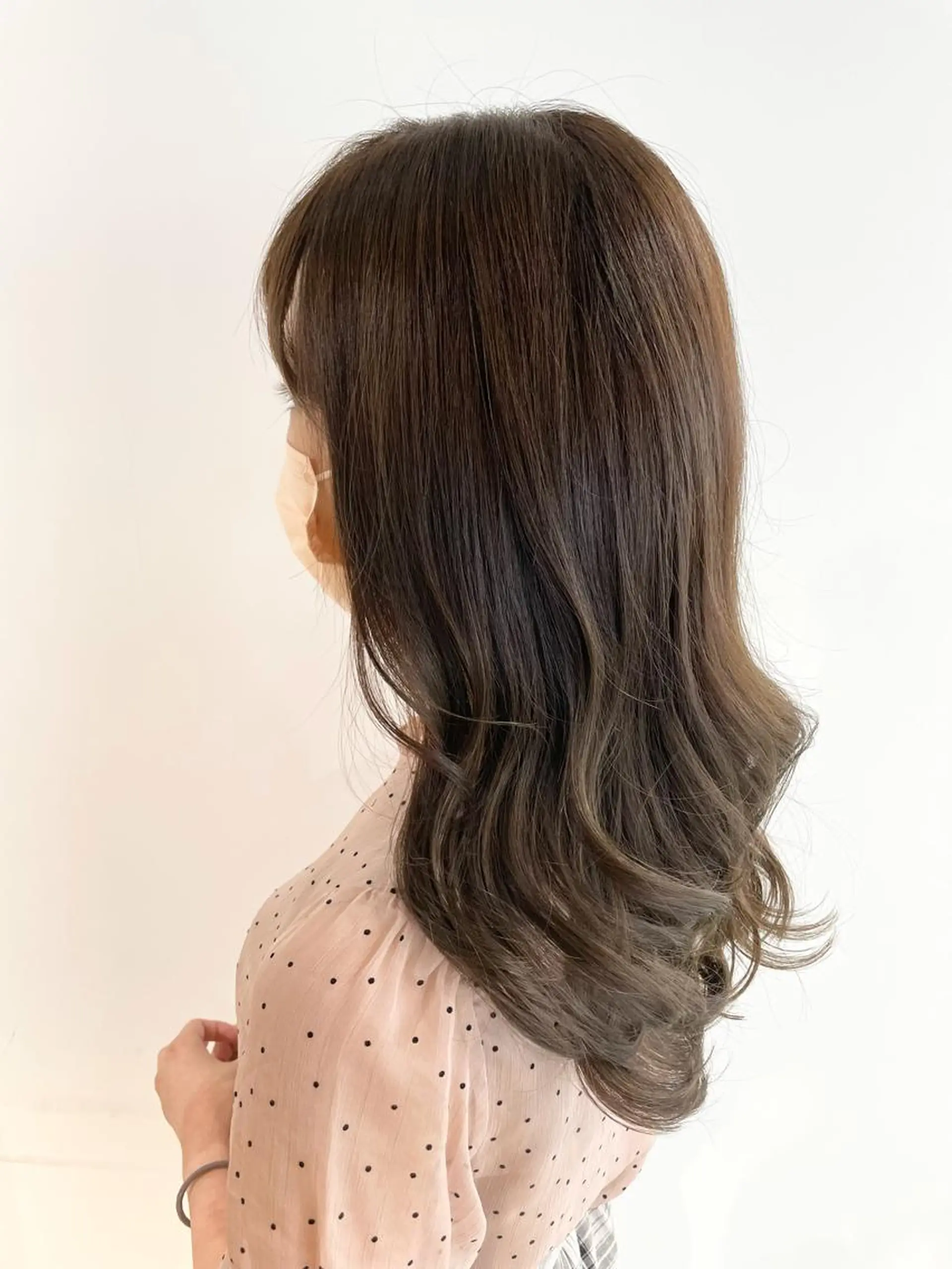 ロング 髪質改善イノアカラー 富澤ショウタのヘアスタイル