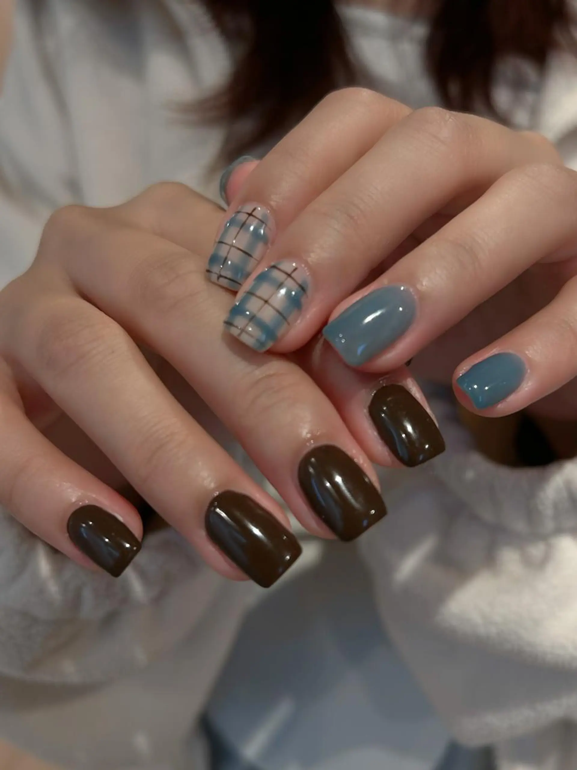 ネイル 冬ネイル クリスマス ハンドネイル Bianca名駅店 まおのネイルデザイン