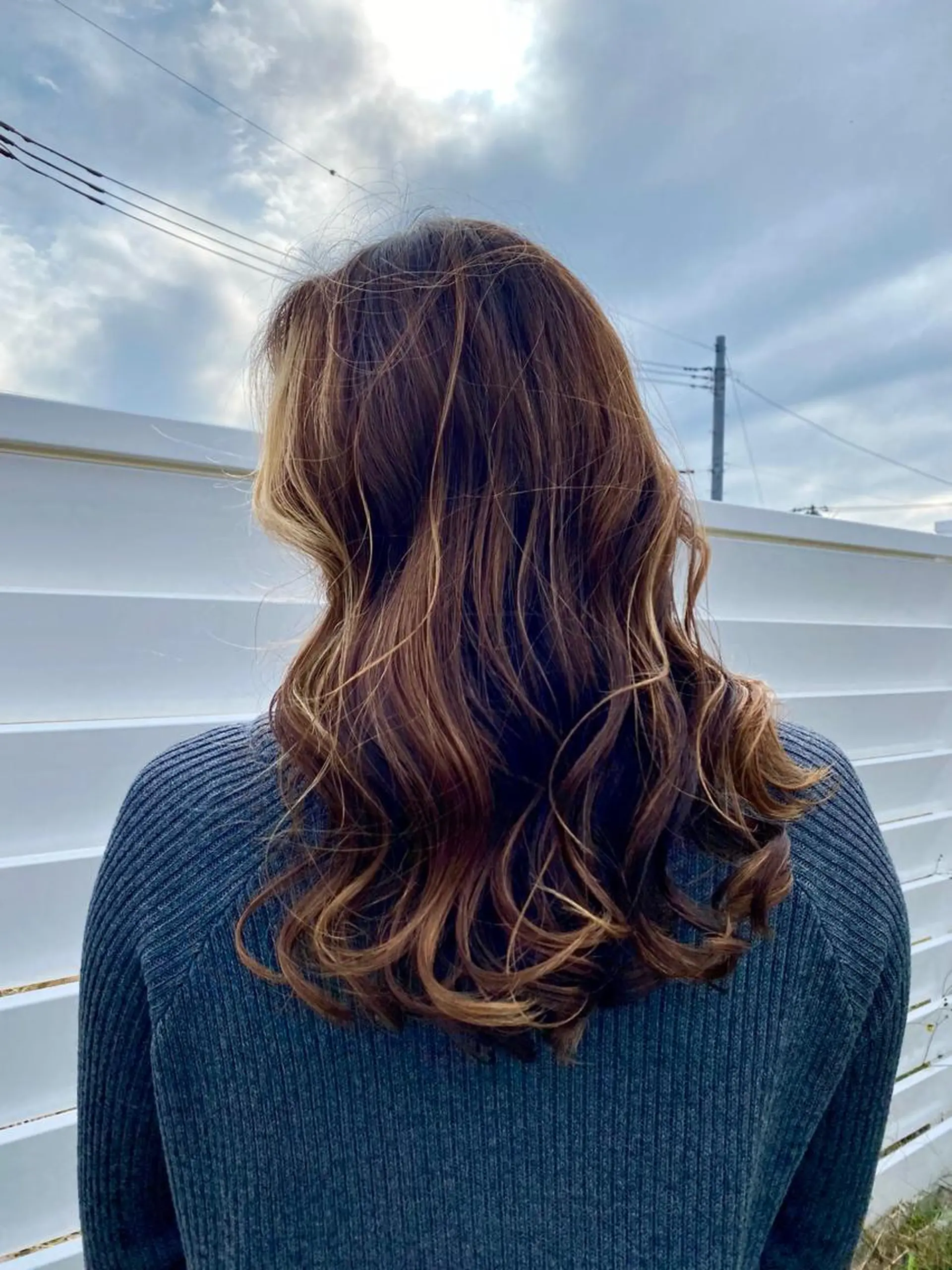 セミロング ヘアアレンジ HIROKO / 透明感暖色カラー🎀のヘアスタイル