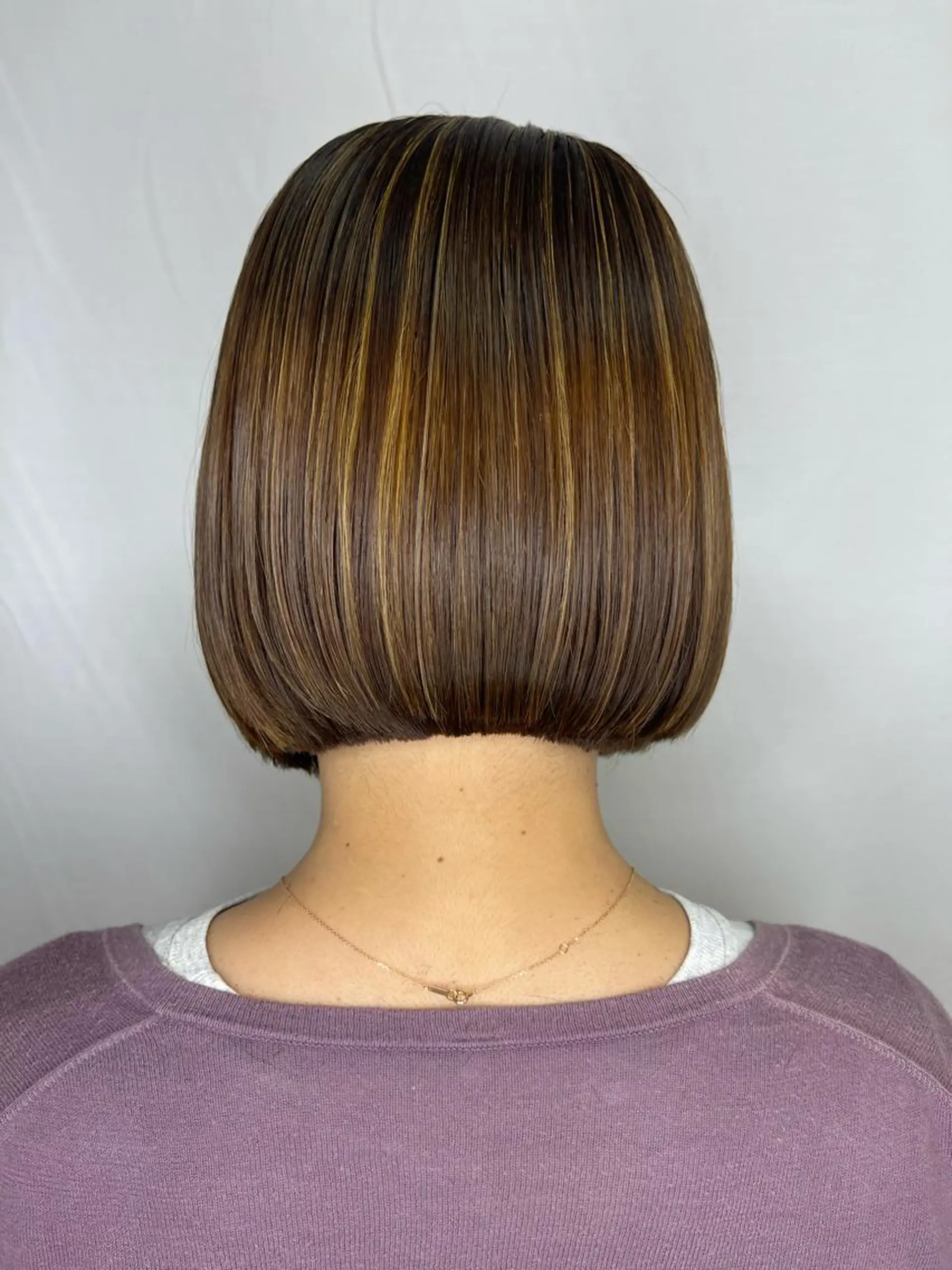 ショート パーマ ハイライト 縮毛矯正 カット 縮毛矯正 髪質改善/縮毛矯正 /レイヤー岡部のヘアスタイル