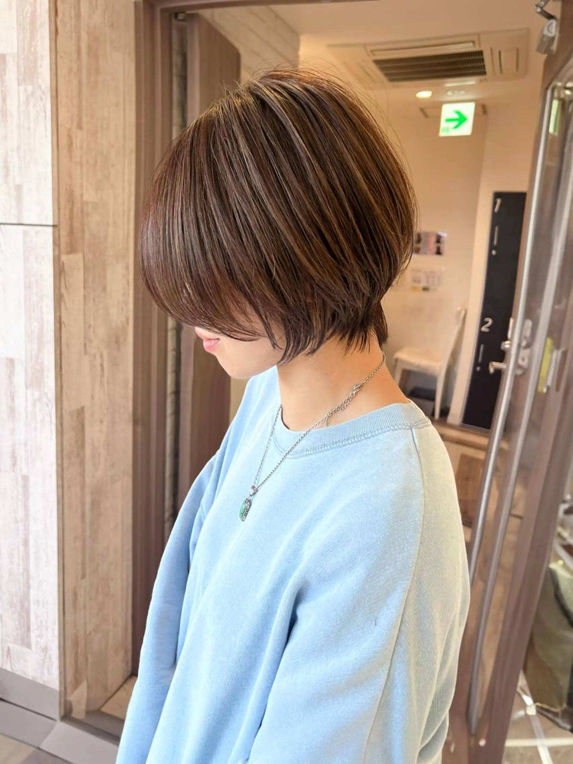 ショート ブリーチ縮毛矯正/ 髪質改善💎中野紀恵のヘアスタイル