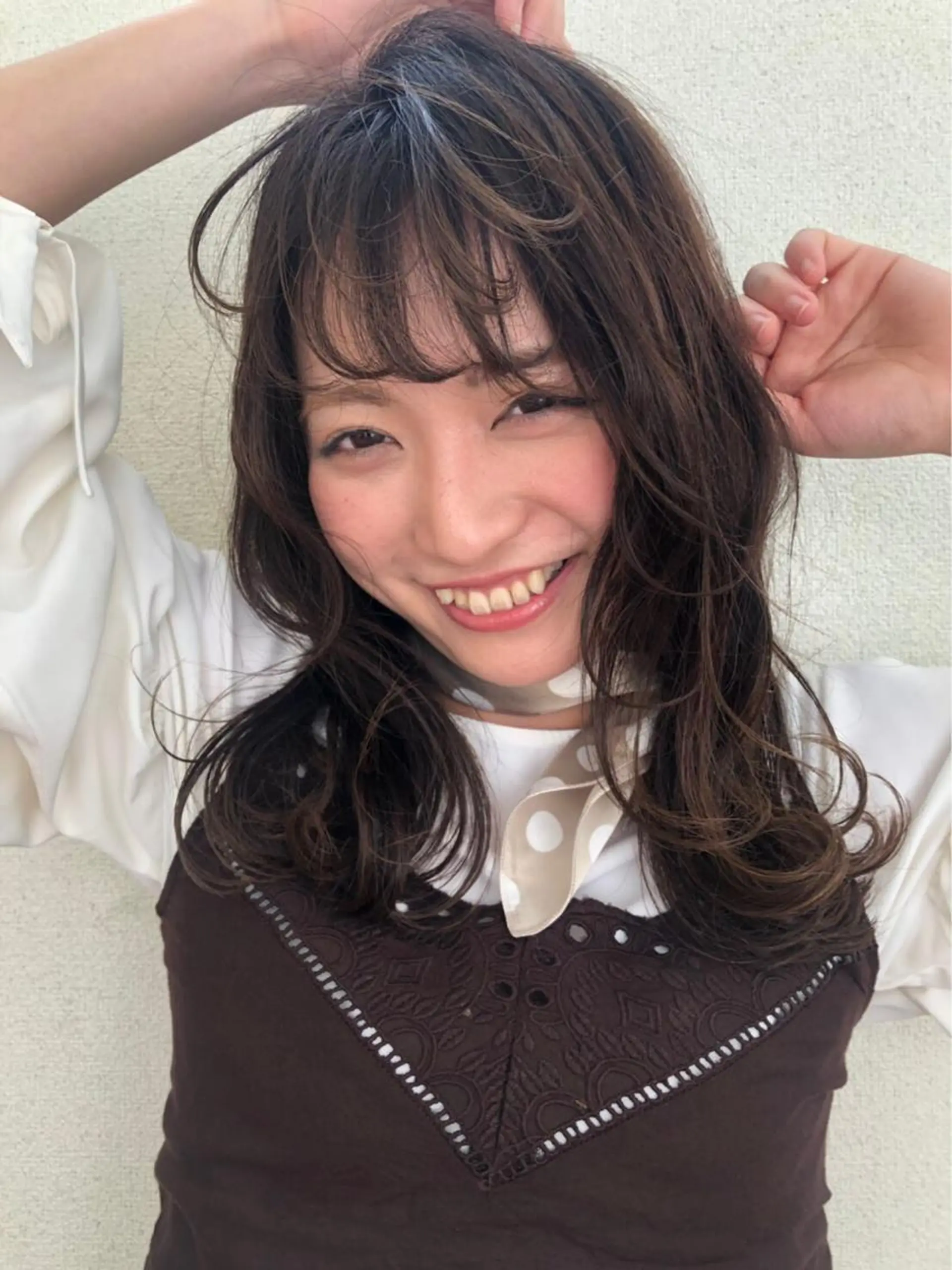 ロング 広がり、まとまらない お悩み改善/ 中田のヘアスタイル