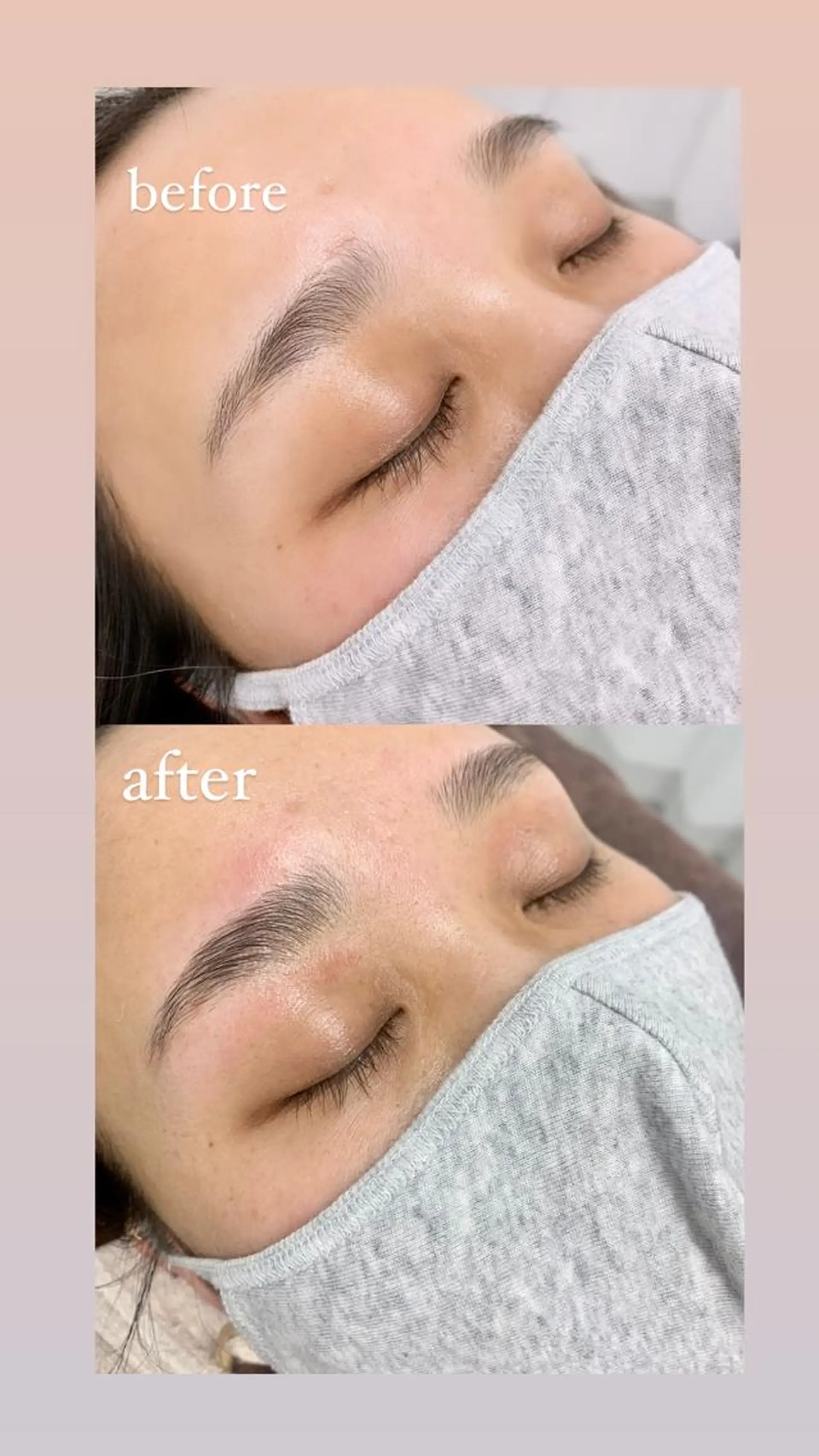 アイブロウ ハリウッドブロウリフト pu muのネイルデザイン