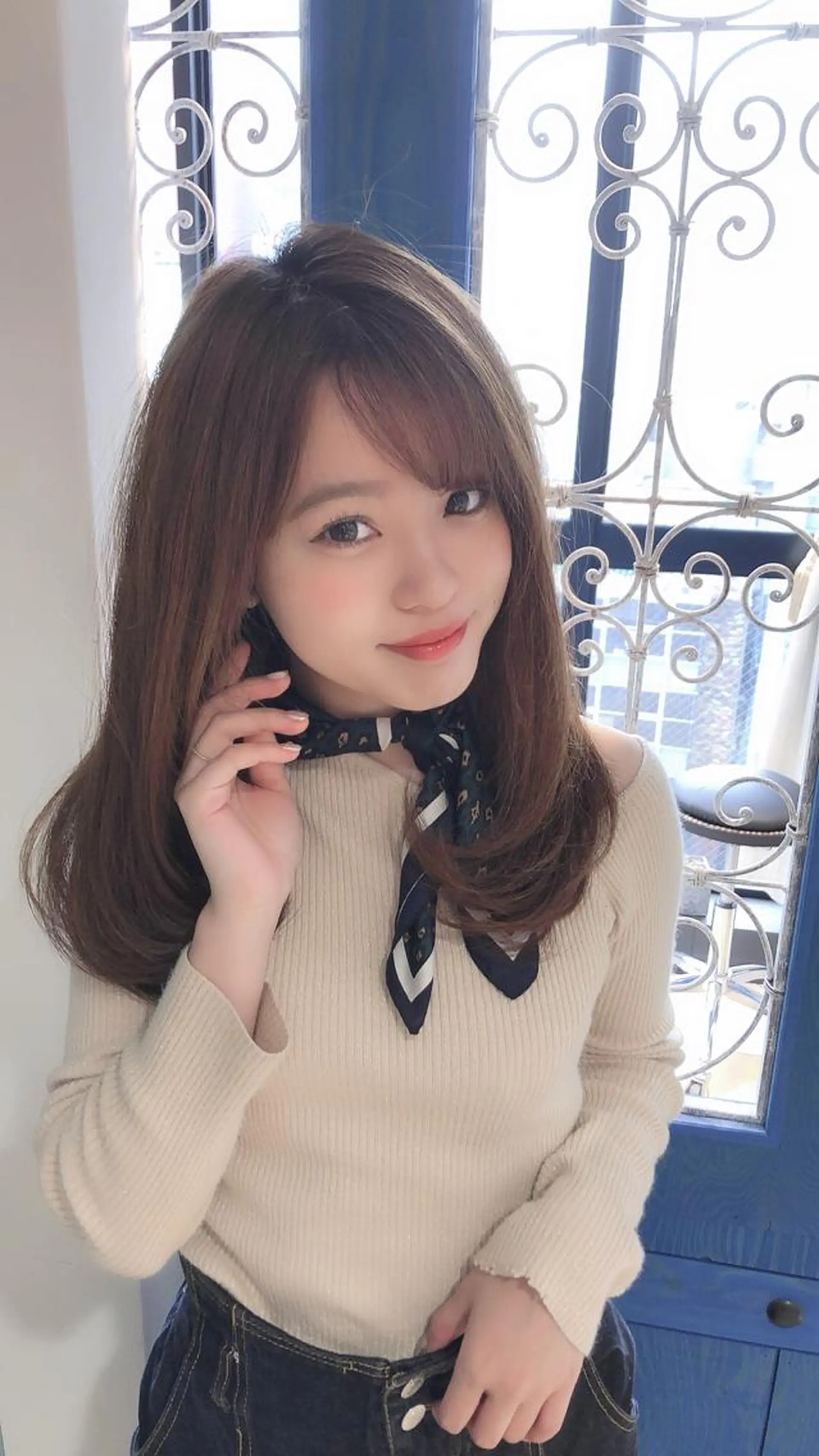 ミディアム カット ヘアカラー トリートメント 代表山口ひな 髪質改善のプロのヘアスタイル