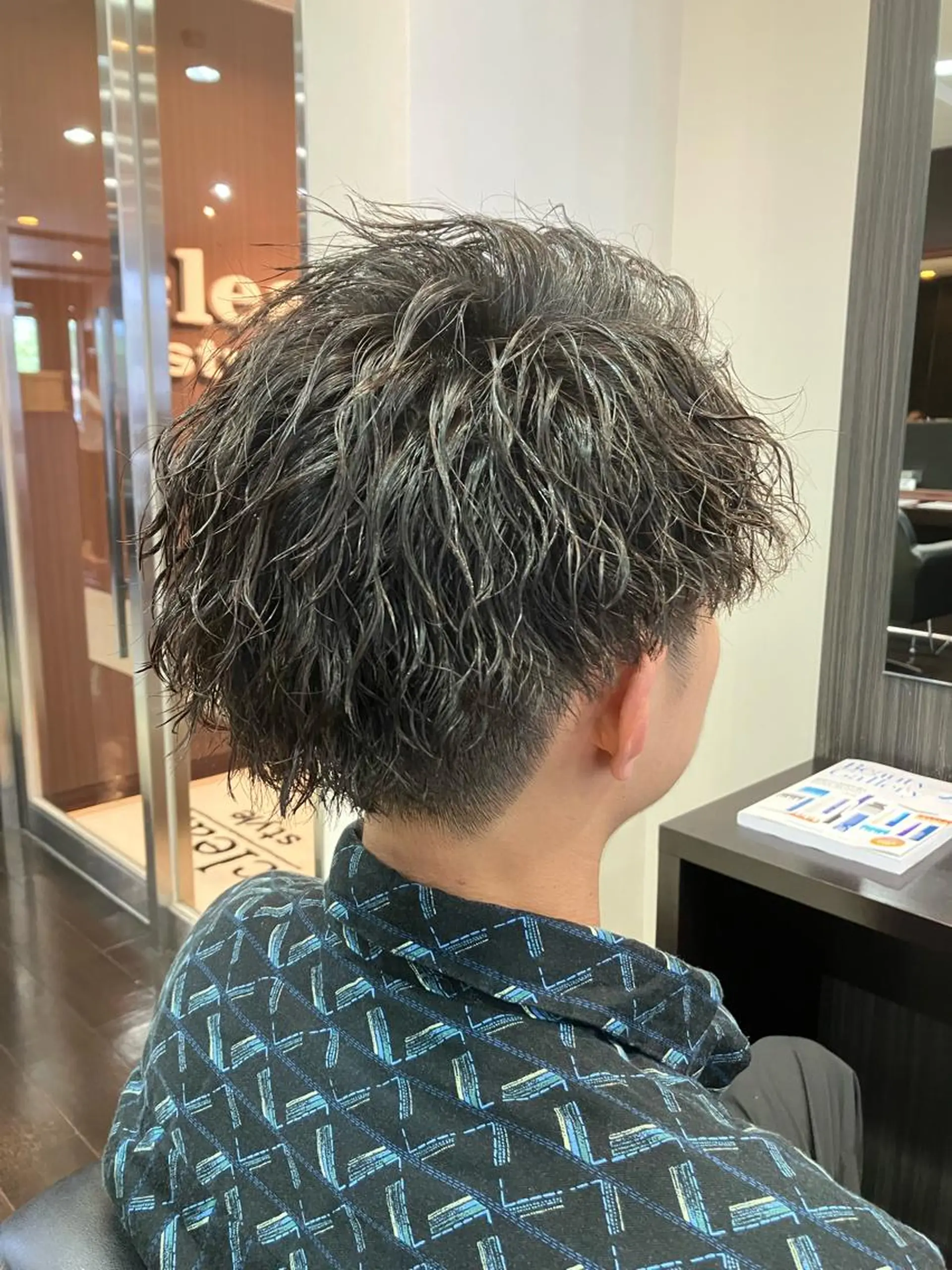 パーマ メンズ カット パーマ 前之園 ひかるのヘアスタイル