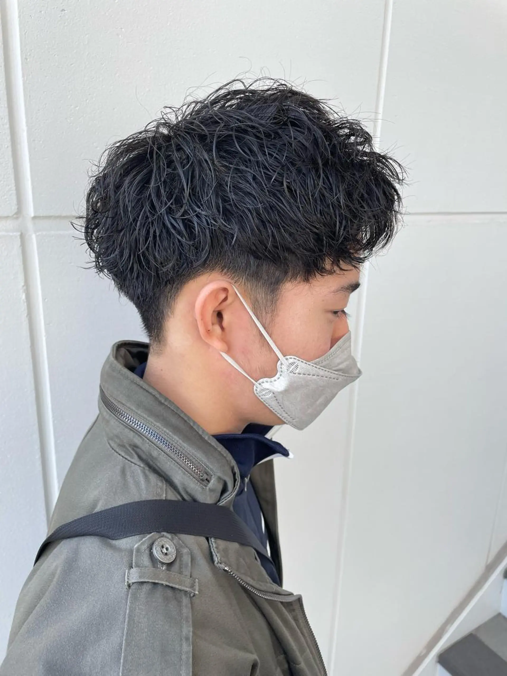 ショート パーマ メンズ 辻堂メンズ特化 YU-YAのヘアスタイル