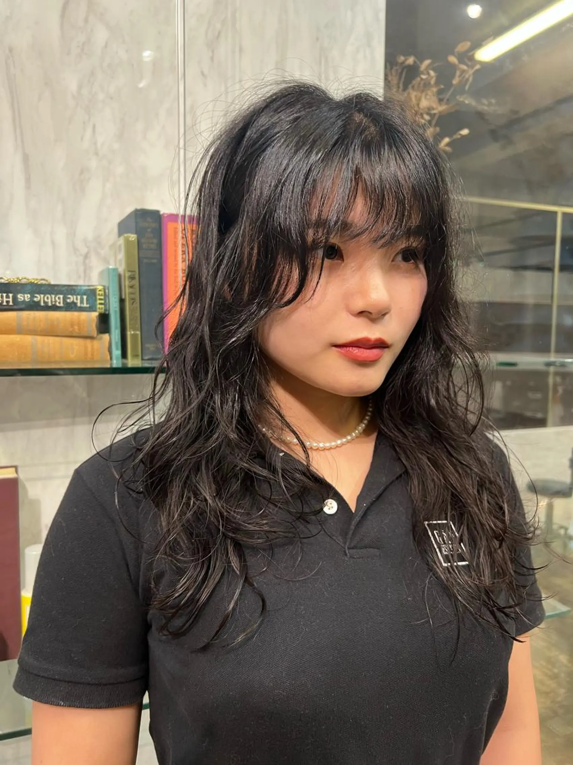 ロング パーマ パーマ ROBBY所属・松井美樹/似合わせ ガーリー・韓国のヘアスタイル