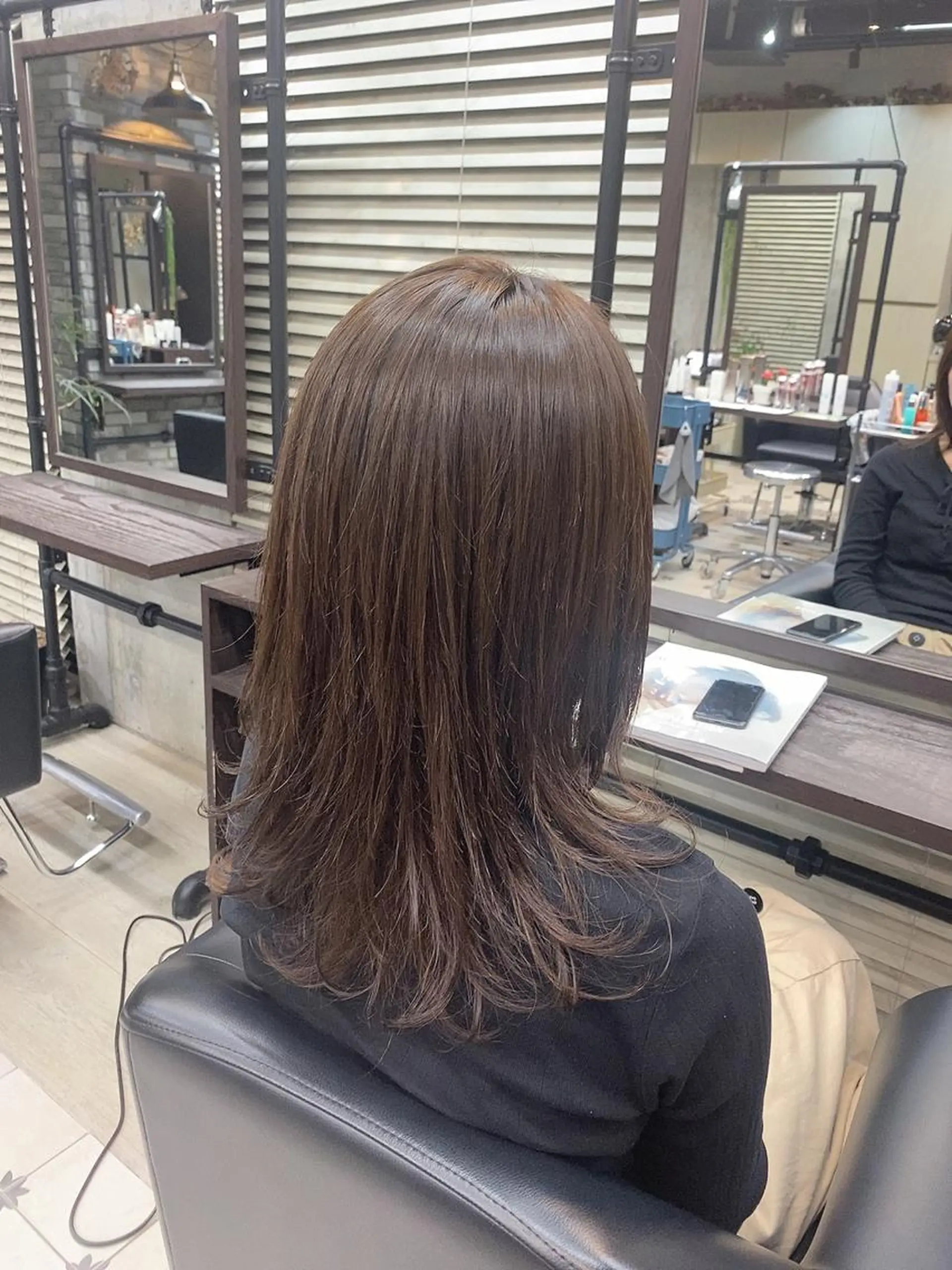 ロング カラー ブラウンカラー ショコラブラウン 韓国ヘア☁️ mitsukiのヘアスタイル