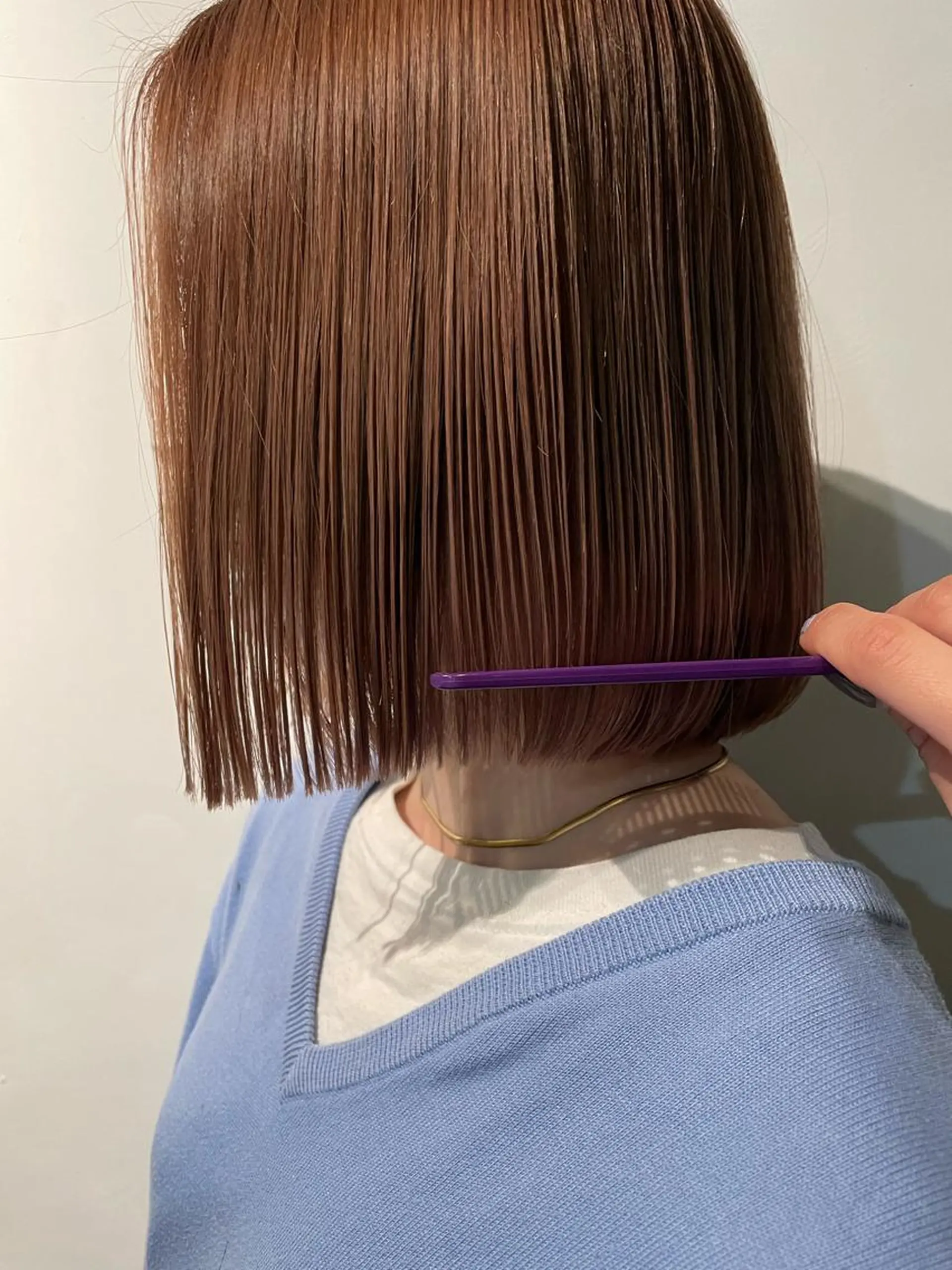 ショート ボブ 佐藤 世怜奈のヘアスタイル