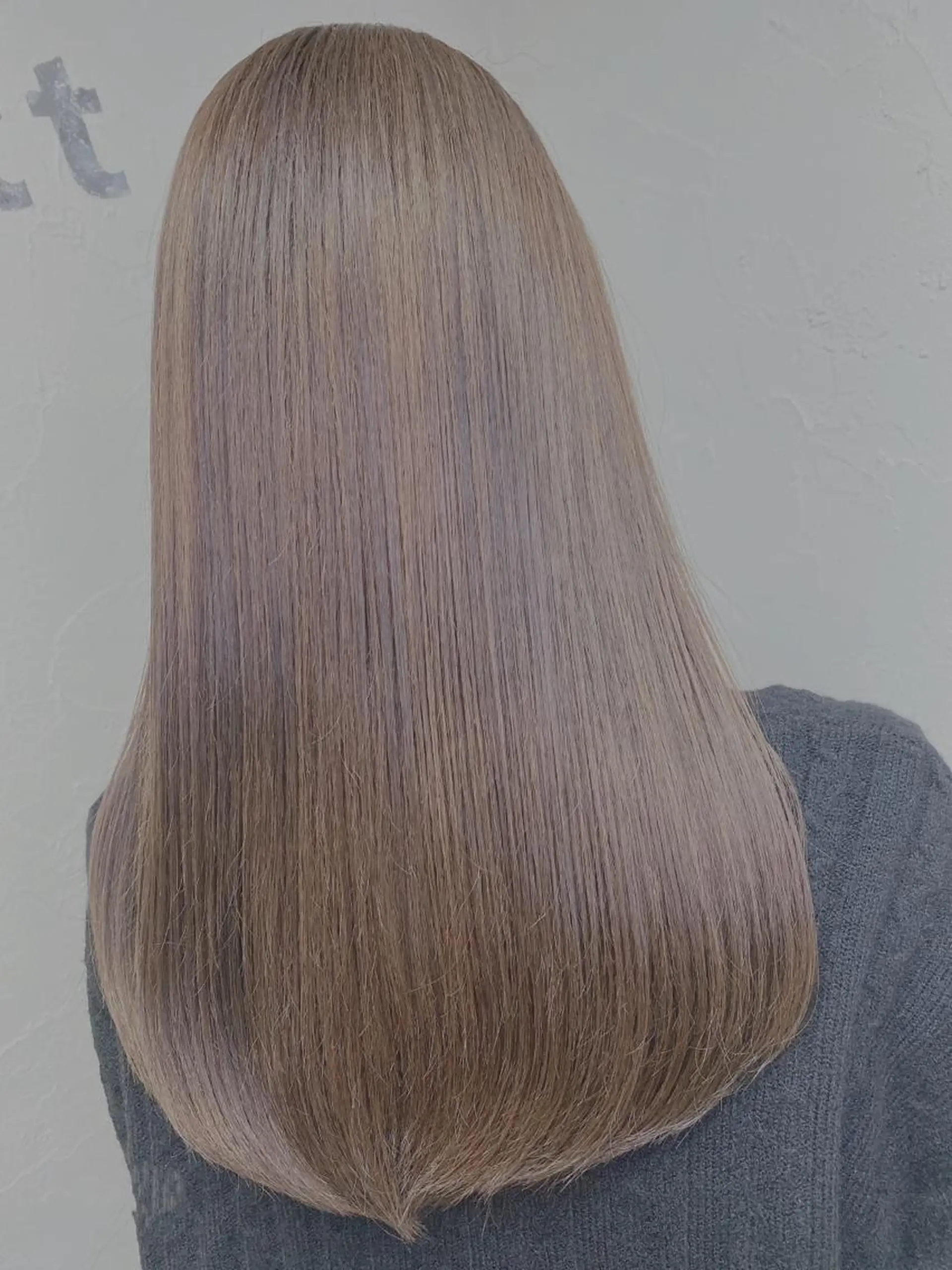 ロング カラー トリートメント トリートメント 髪質改善/レイヤー ストウシンゴのヘアスタイル