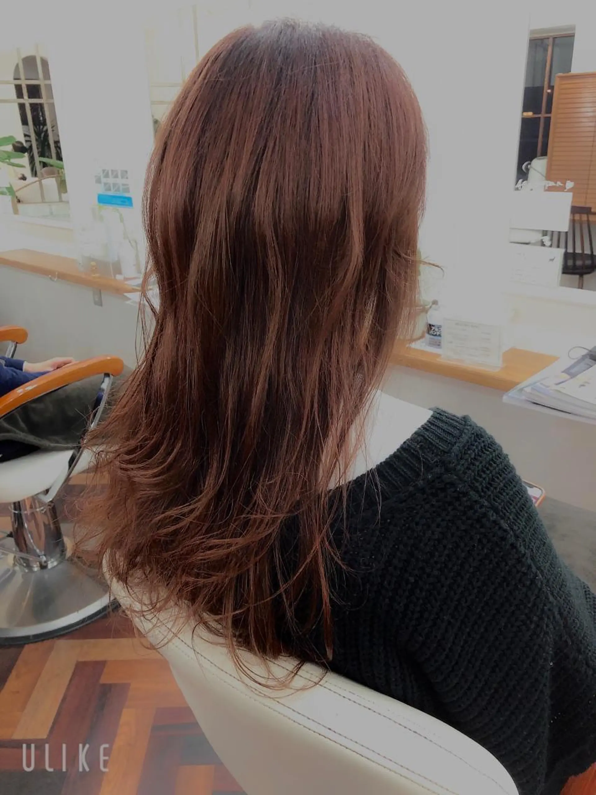 ロング カラー ベージュカラー ピンクカラー ピンクベージュ ヘアカラー トリートメント 佐藤 悠生 メンズパーマ.カットのヘアスタイル