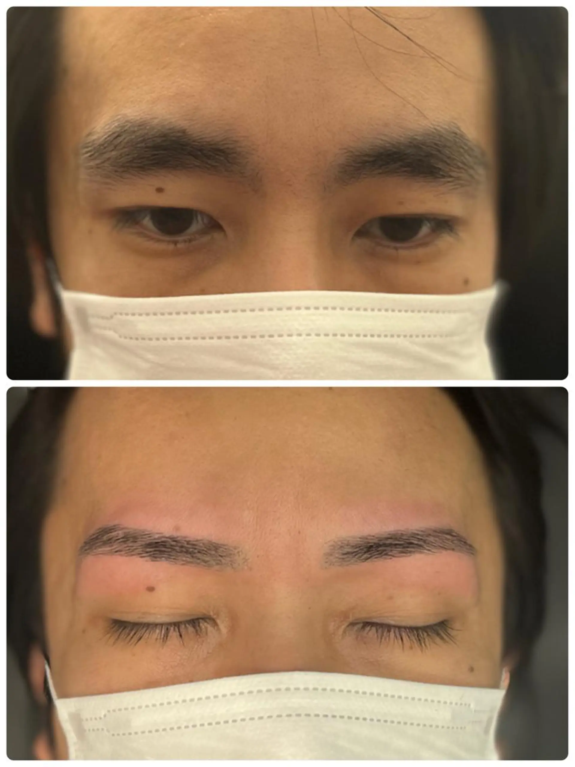 ショート アイブロウ メンズアイブロウ 眉毛ワックス脱毛 ワックス脱毛 眉カット 溝部裕太Hair salon808代表のヘアスタイル