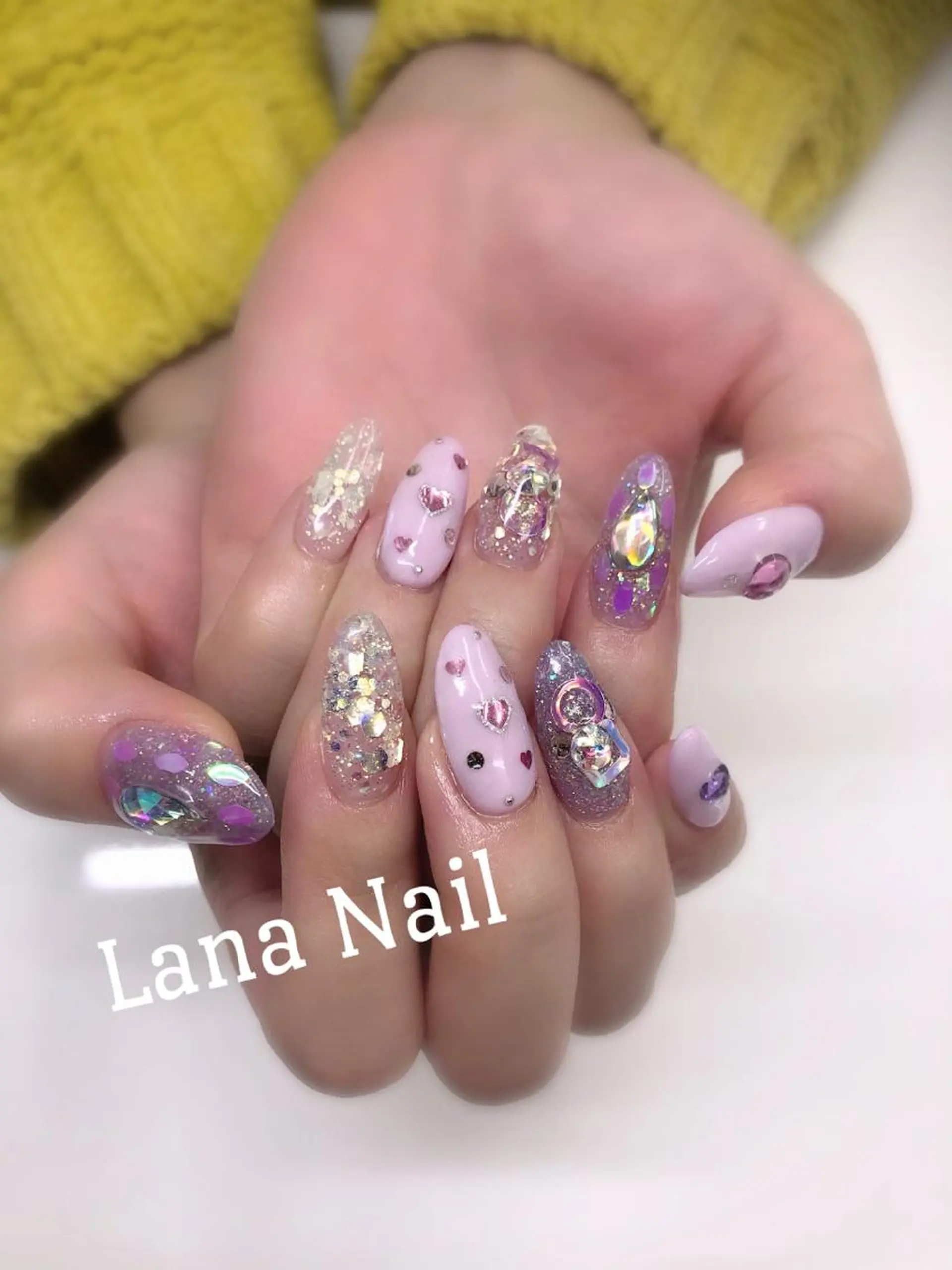 ネイル スカルプネイル Lana Nailのネイルデザイン