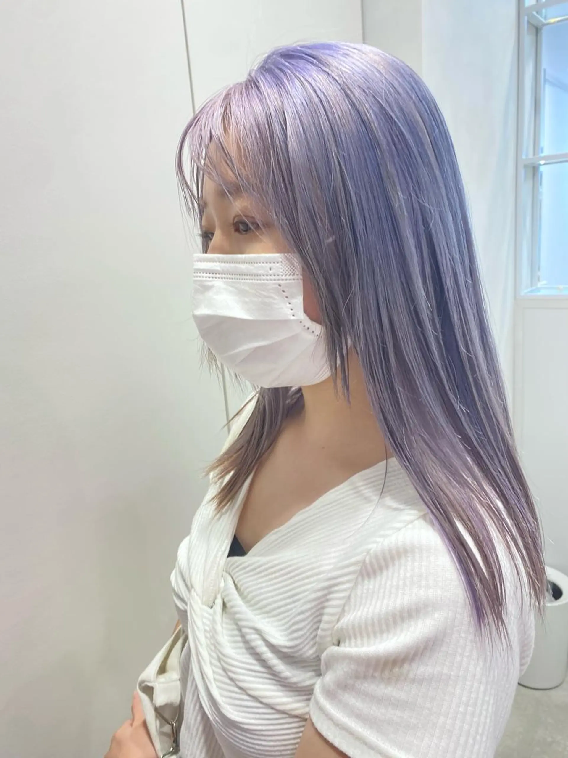 ロング カラー メンズパーマ💈藤田 晃志のヘアスタイル