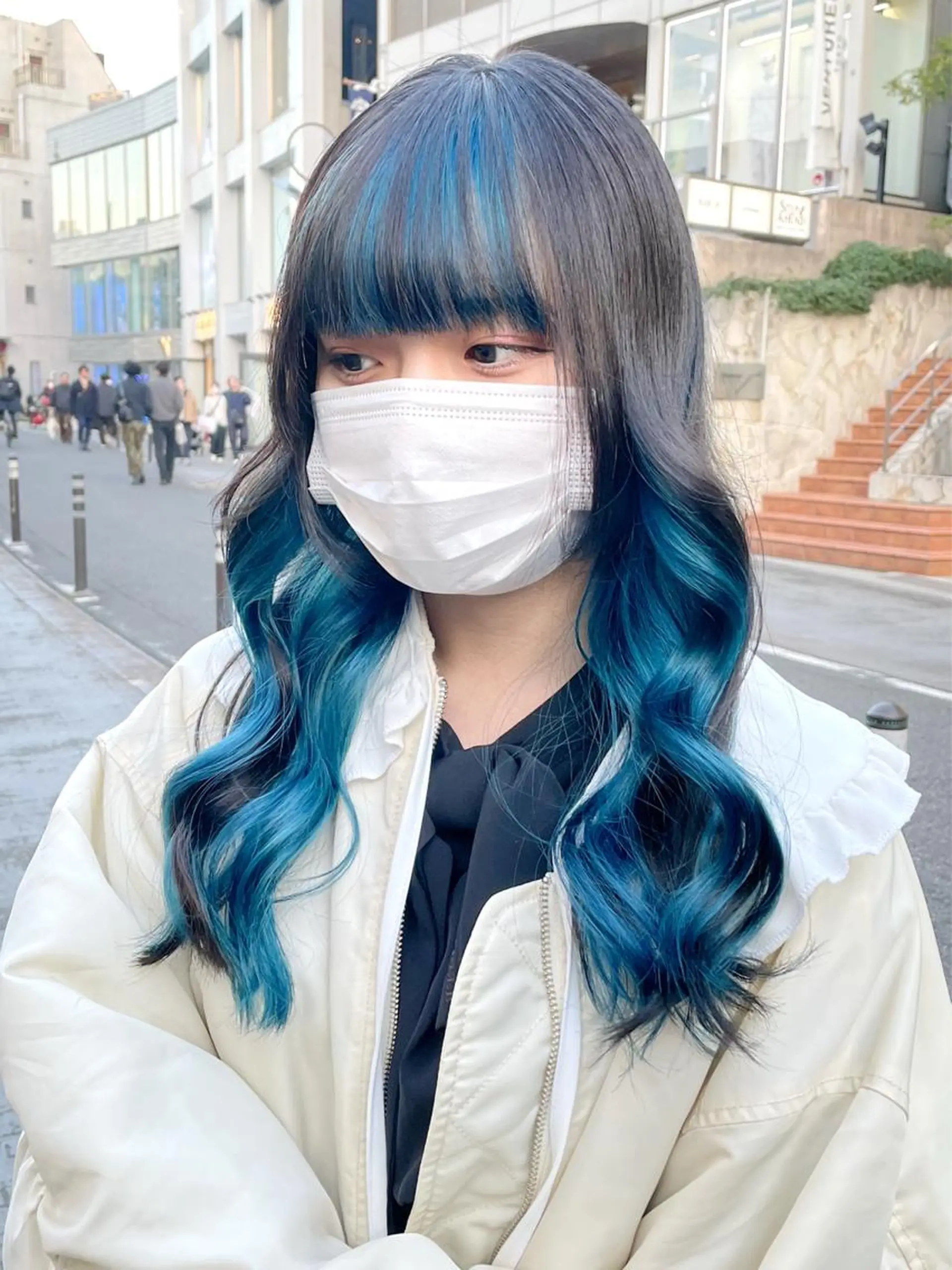 セミロング カラー ヘアアレンジ インナーカラー ヘアカラー トリートメント ヘアセット 柔らかカラー/ レイヤーYUTO🧋のヘアスタイル