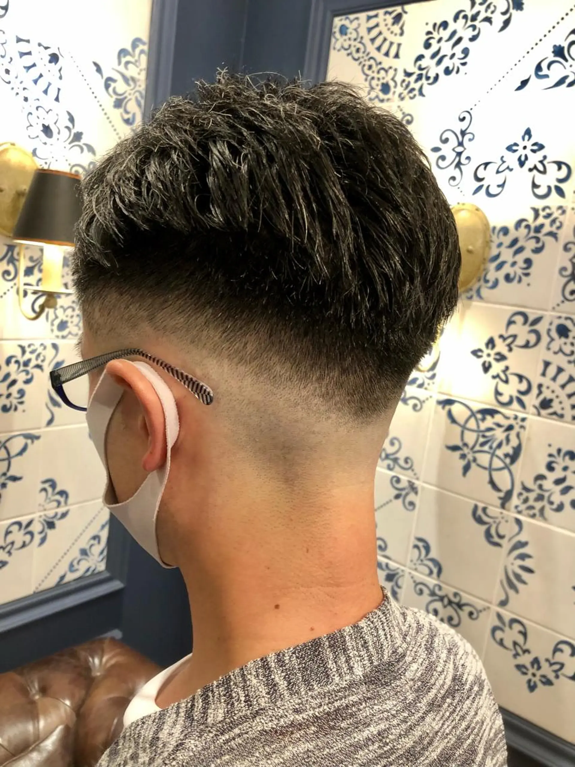 メンズ フェードカット スキンフェード セン北徒歩５分 キシタクのヘアスタイル