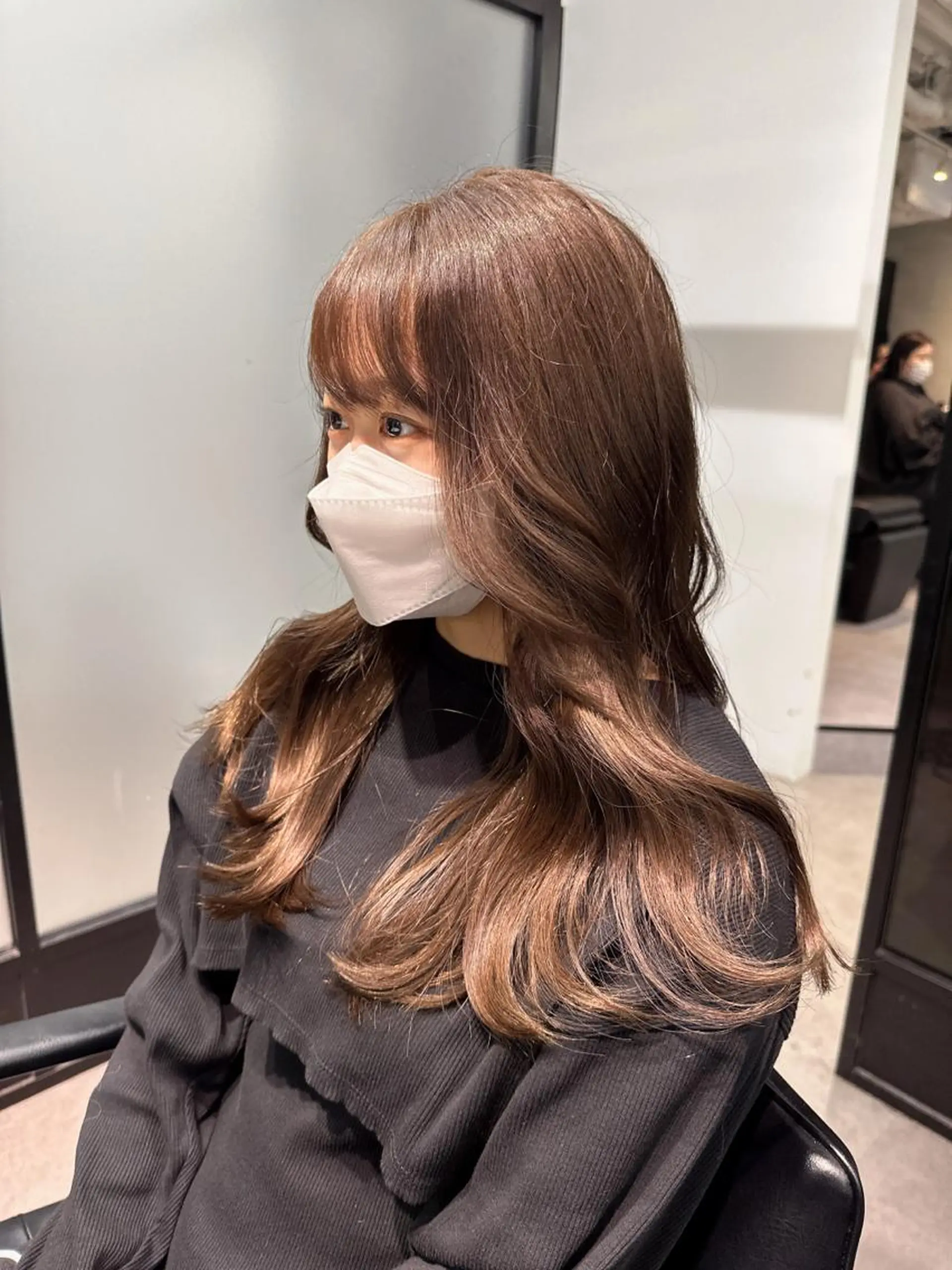ミディアム カラー 韓国ヘア 店長NEGIのヘアスタイル