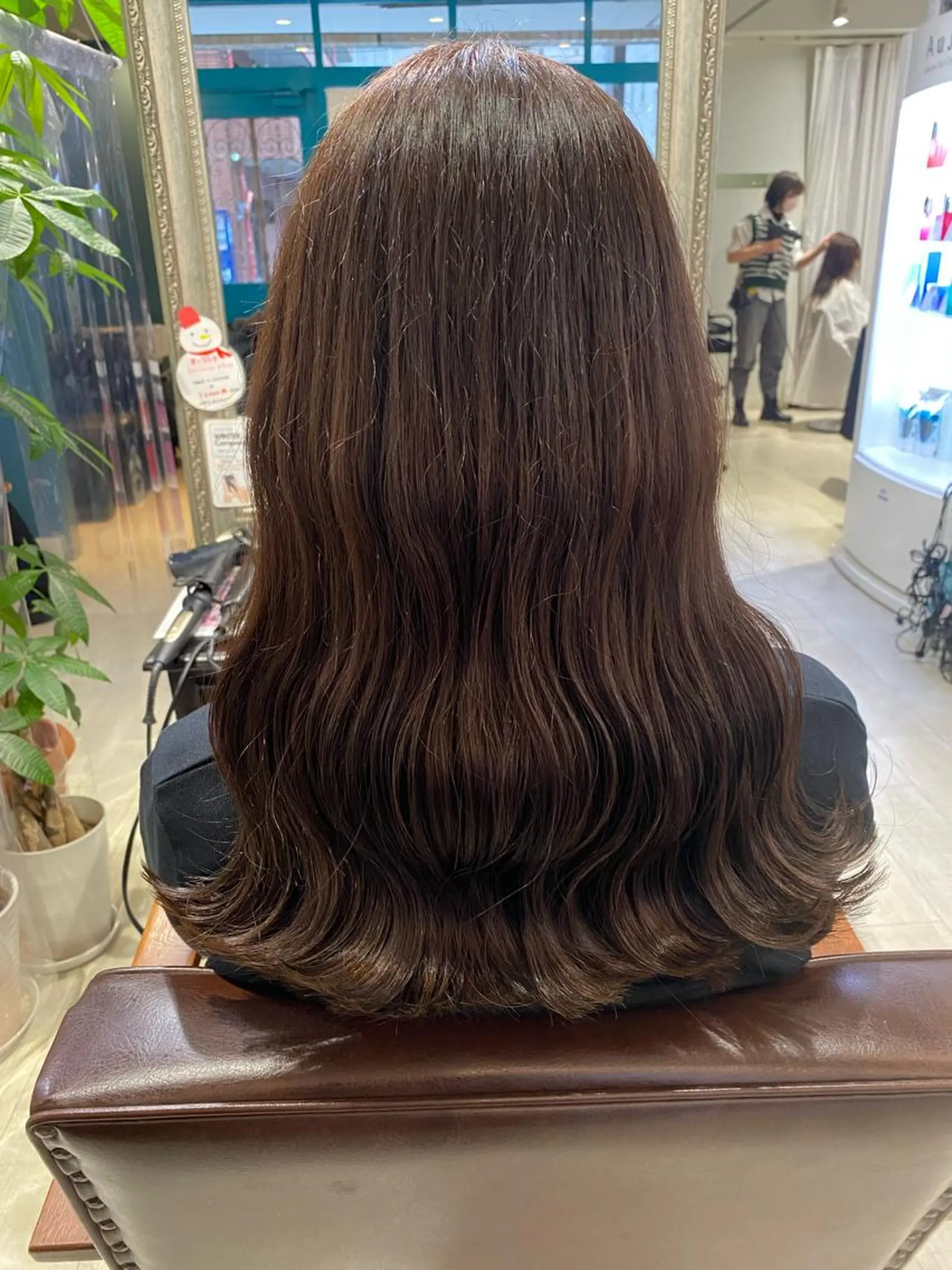 ロング カラー 福田 里央のヘアスタイル