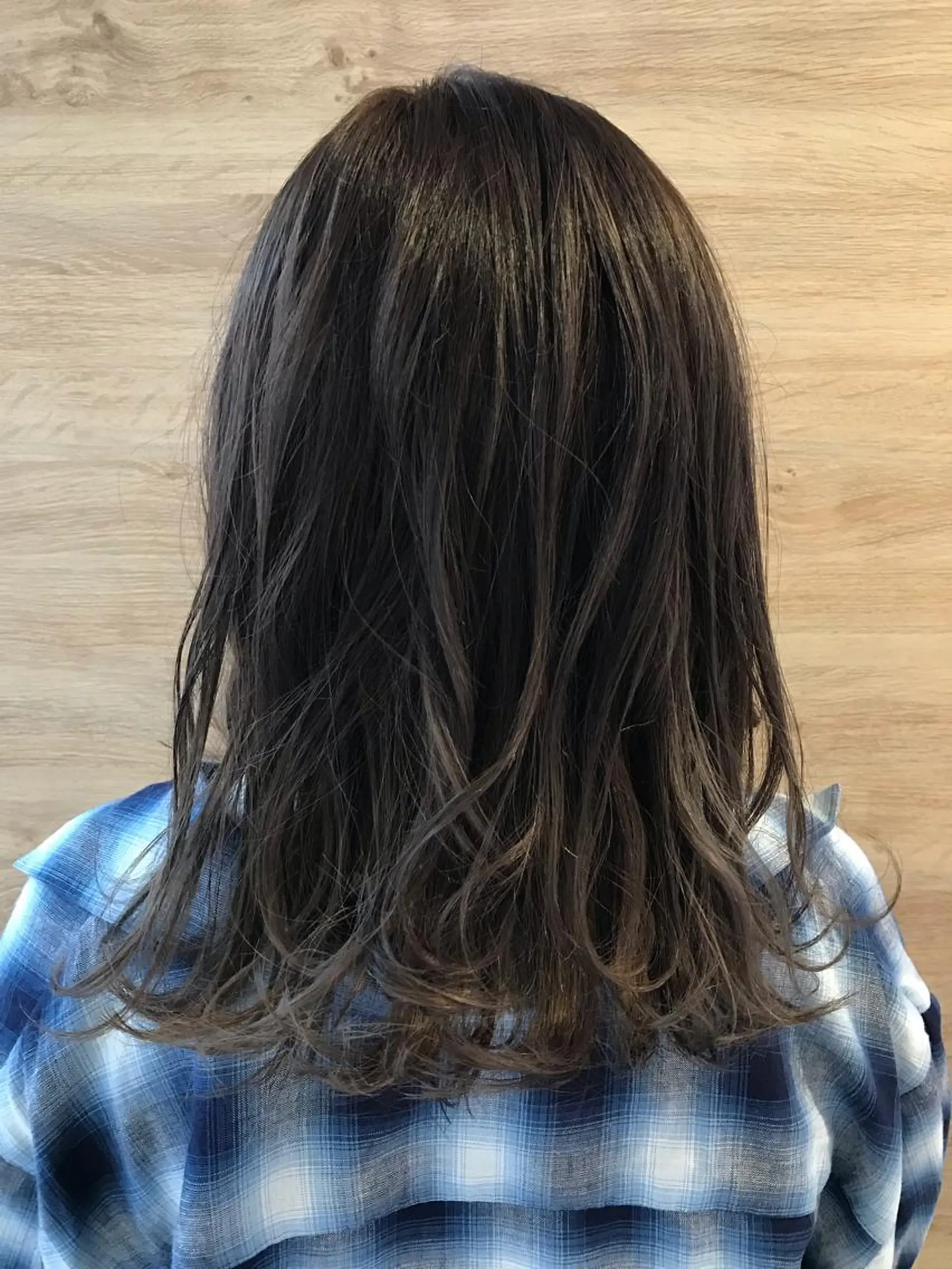 カラー アッシュ 園田 祥子のヘアスタイル