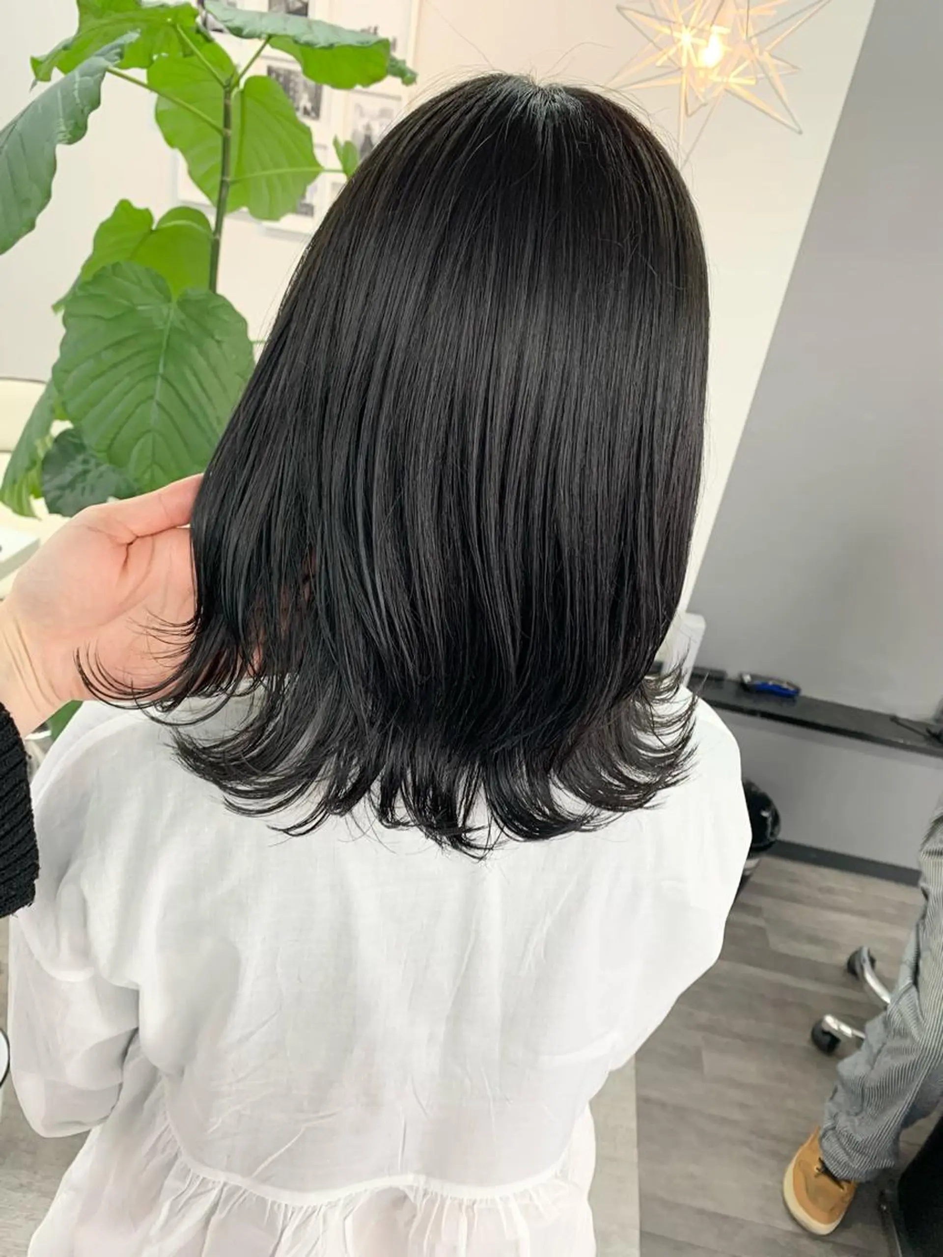 セミロング カラー ヘアカラー 坂井 水菜美のヘアスタイル