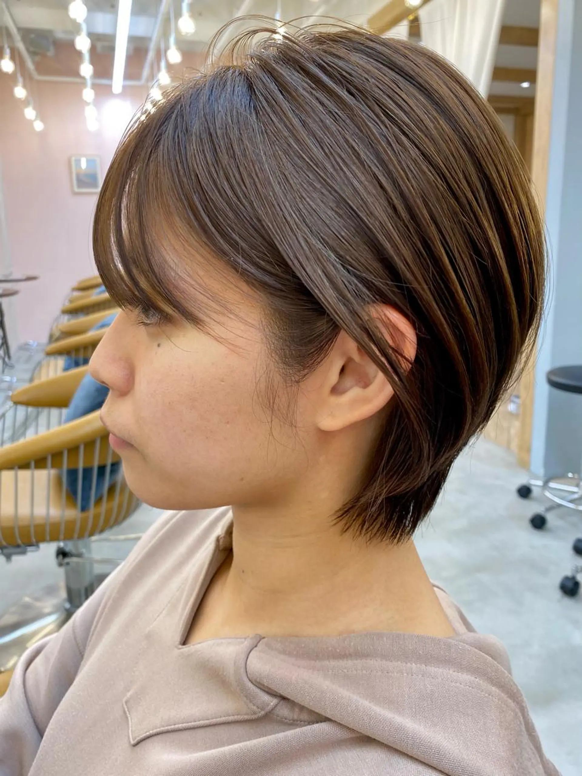 ショート 顔周り/ブリーチなし /縮毛矯正🫧伊勢のヘアスタイル