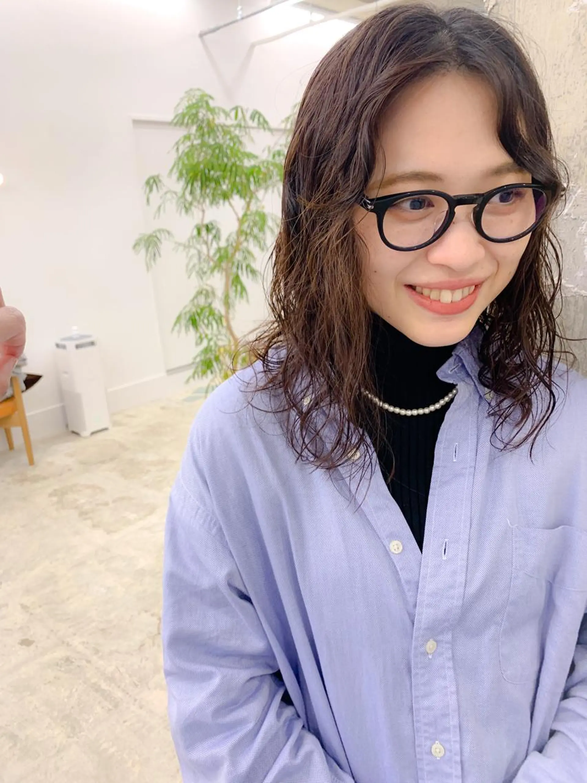 ミディアム パーマ ミディアムパーマ SALOWIN 名古屋名駅店所属・パーマ/パーマ落とし /藤木舜太のヘアスタイル